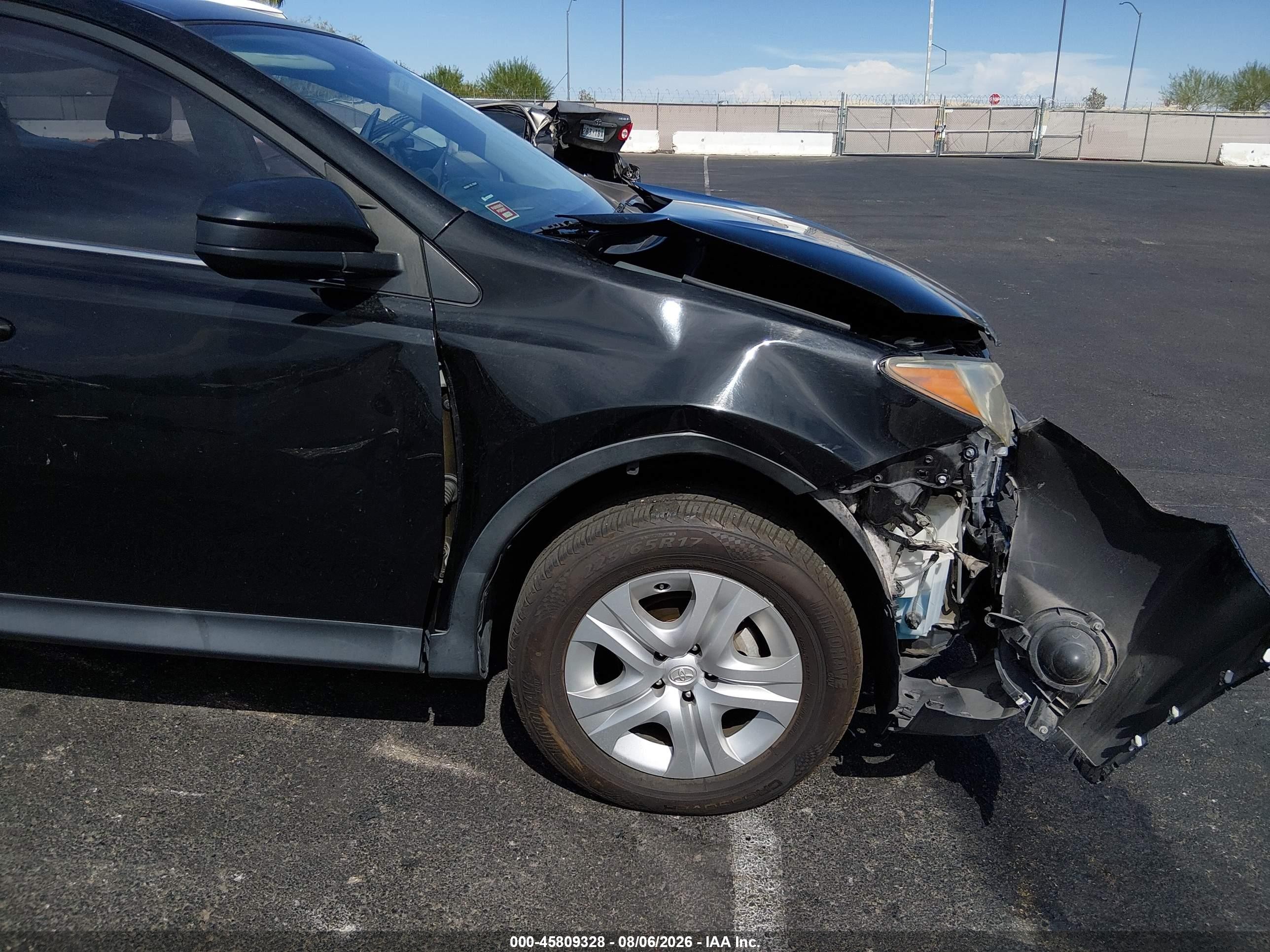 2014 Toyota Rav4 Le Black vin: 2T3ZFREV4EW097513