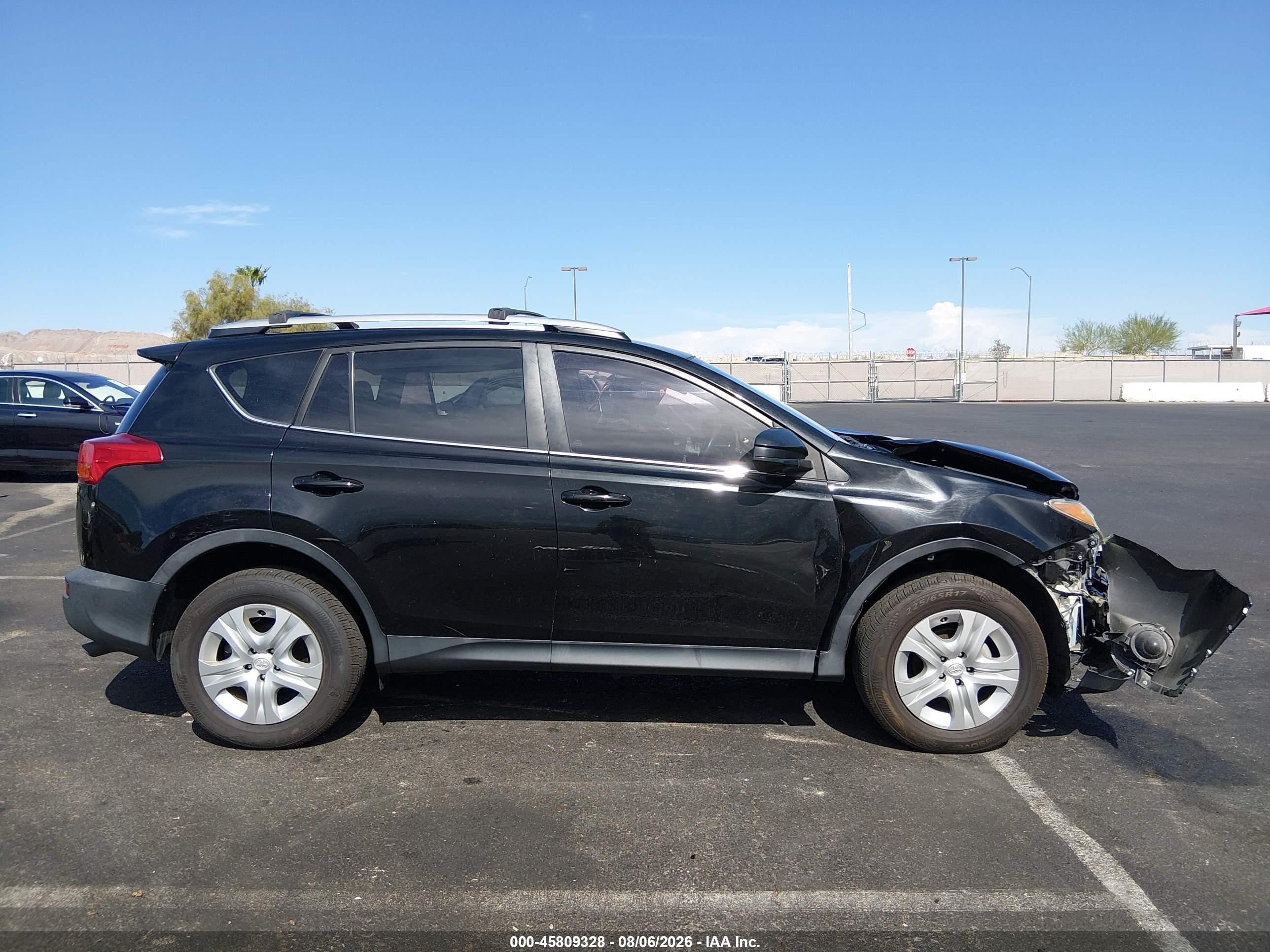 2014 Toyota Rav4 Le Black vin: 2T3ZFREV4EW097513