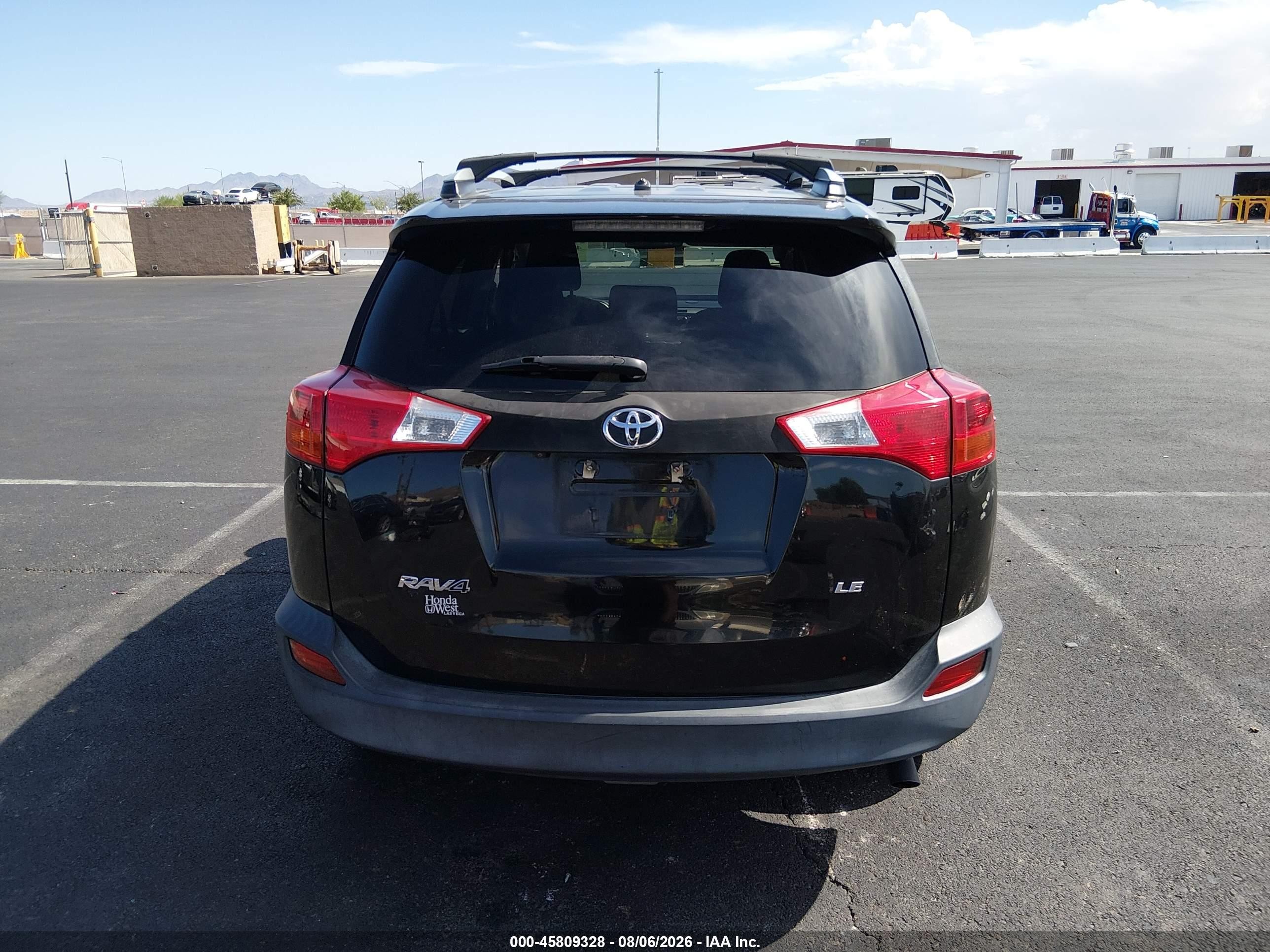 2014 Toyota Rav4 Le Black vin: 2T3ZFREV4EW097513