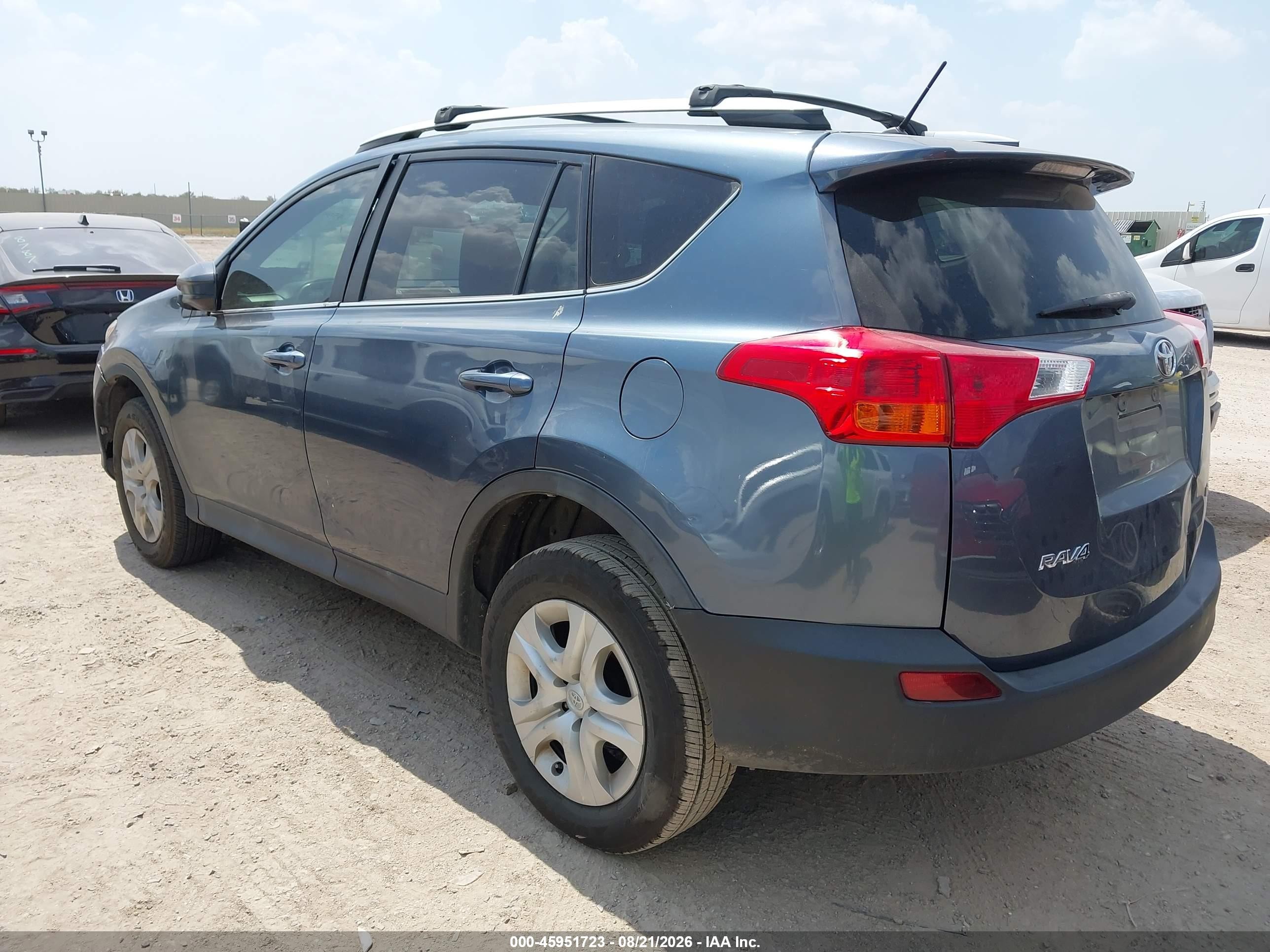 2014 Toyota Rav4 Le Light Blue vin: 2T3ZFREV4EW111314