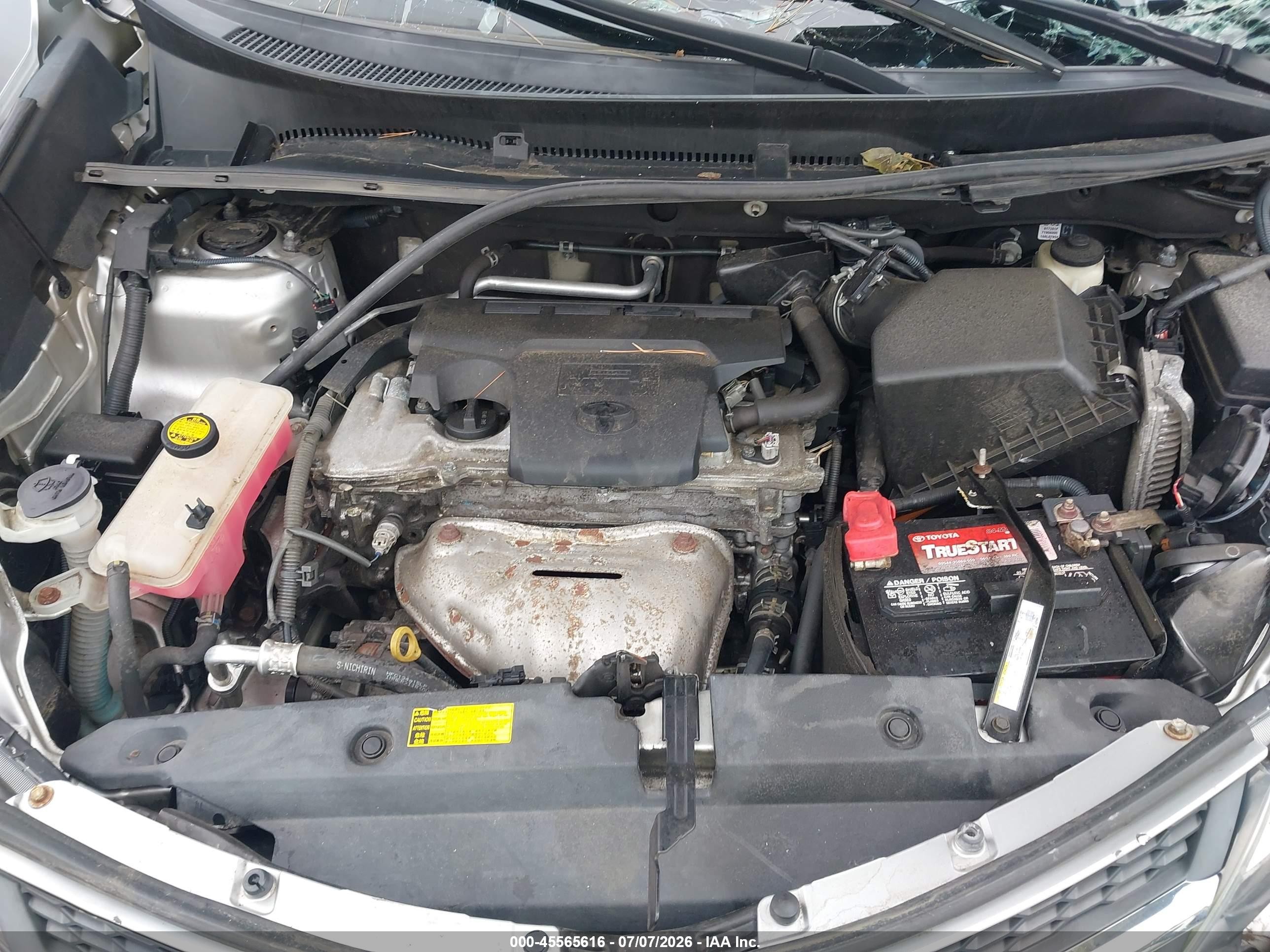 2015 Toyota Rav4 Le Silver vin: 2T3ZFREV4FW197113