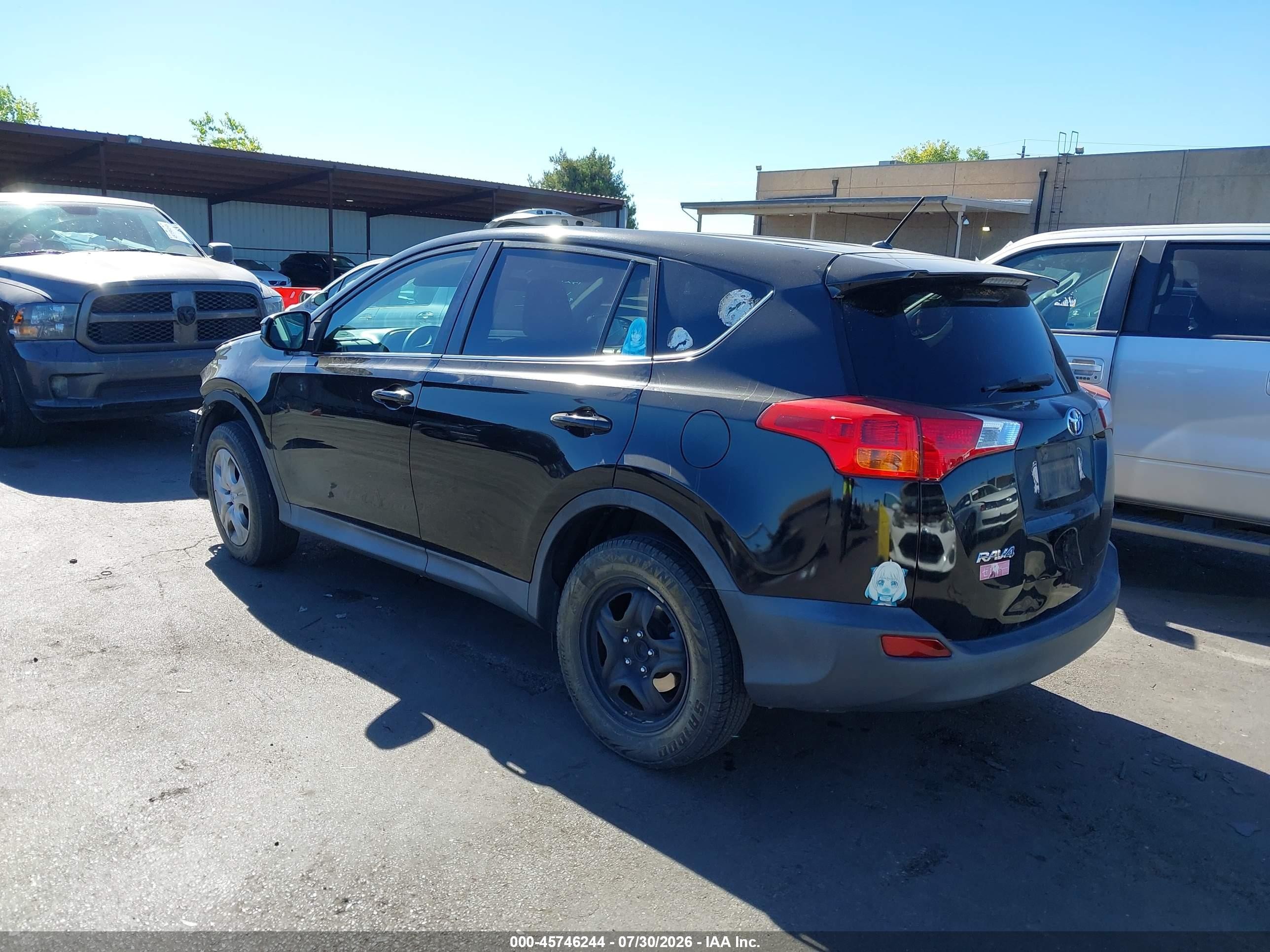 2015 Toyota Rav4 Le Black vin: 2T3ZFREV4FW227369