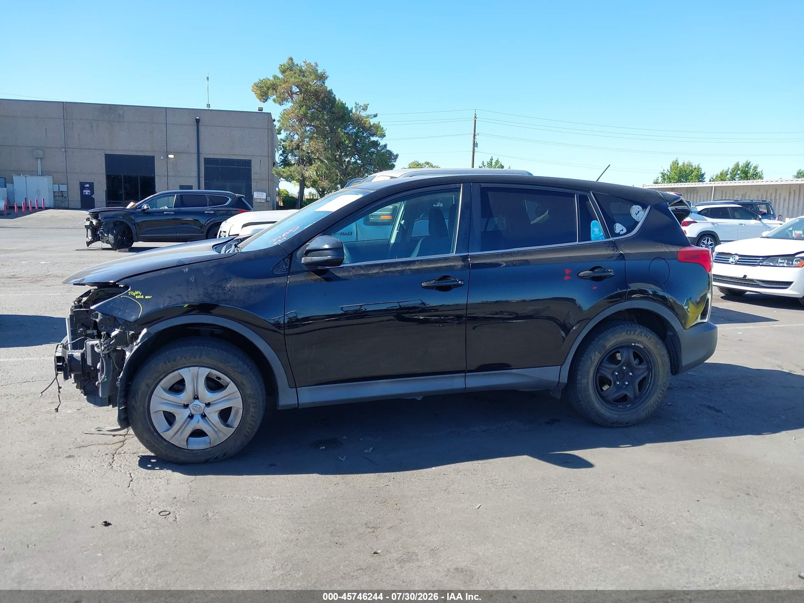 2015 Toyota Rav4 Le Black vin: 2T3ZFREV4FW227369