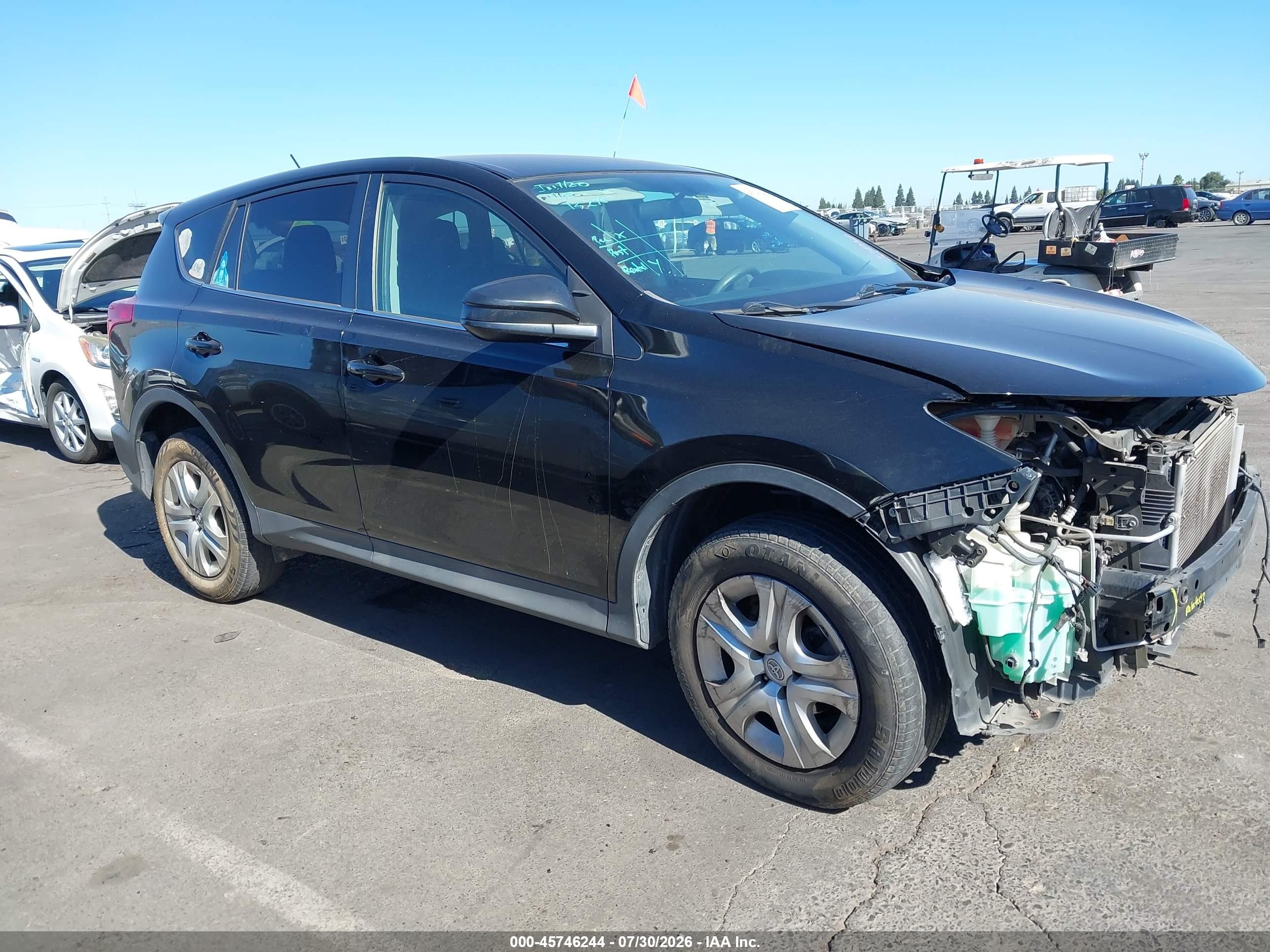 2015 Toyota Rav4 Le Black vin: 2T3ZFREV4FW227369