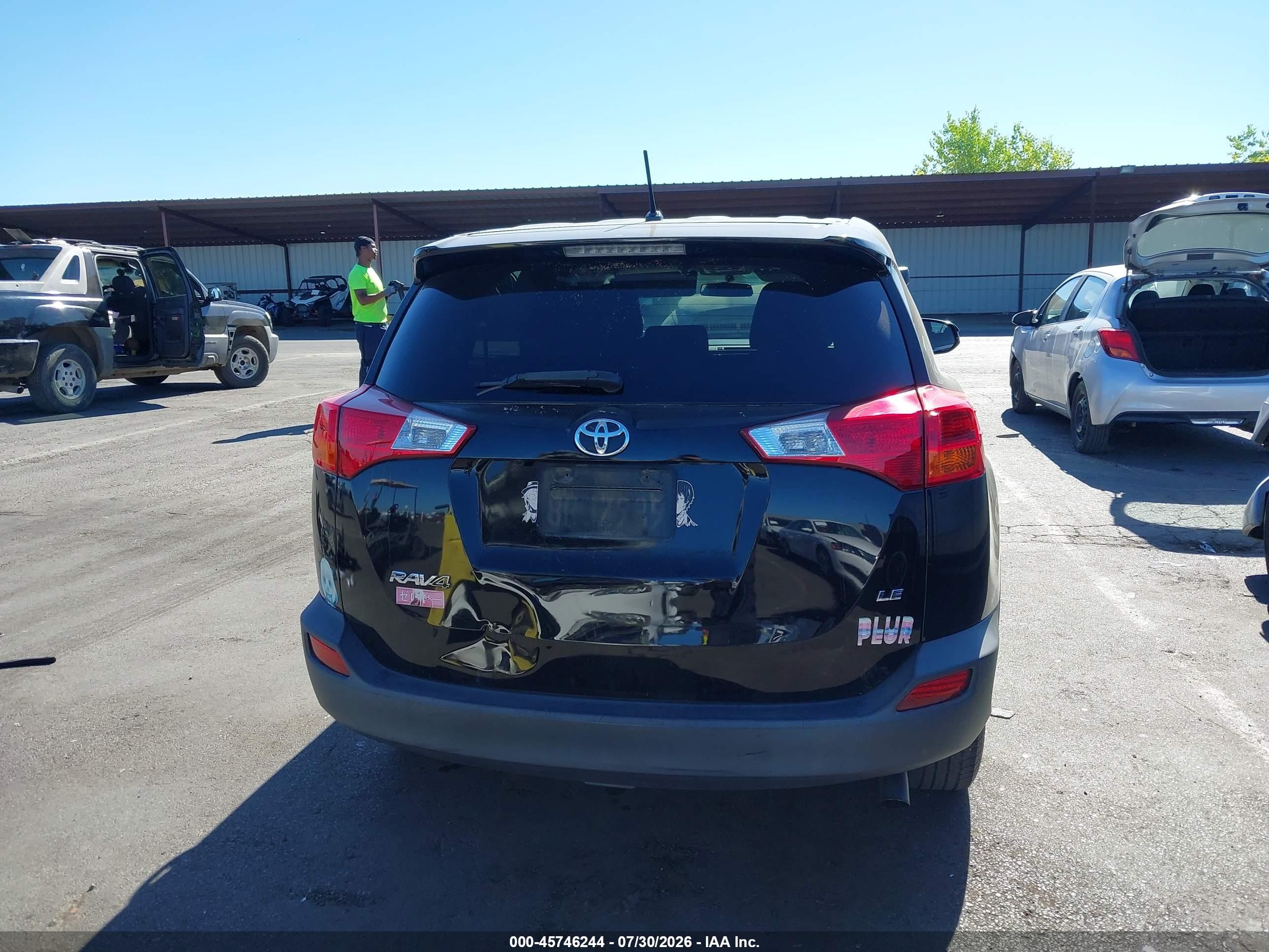 2015 Toyota Rav4 Le Black vin: 2T3ZFREV4FW227369