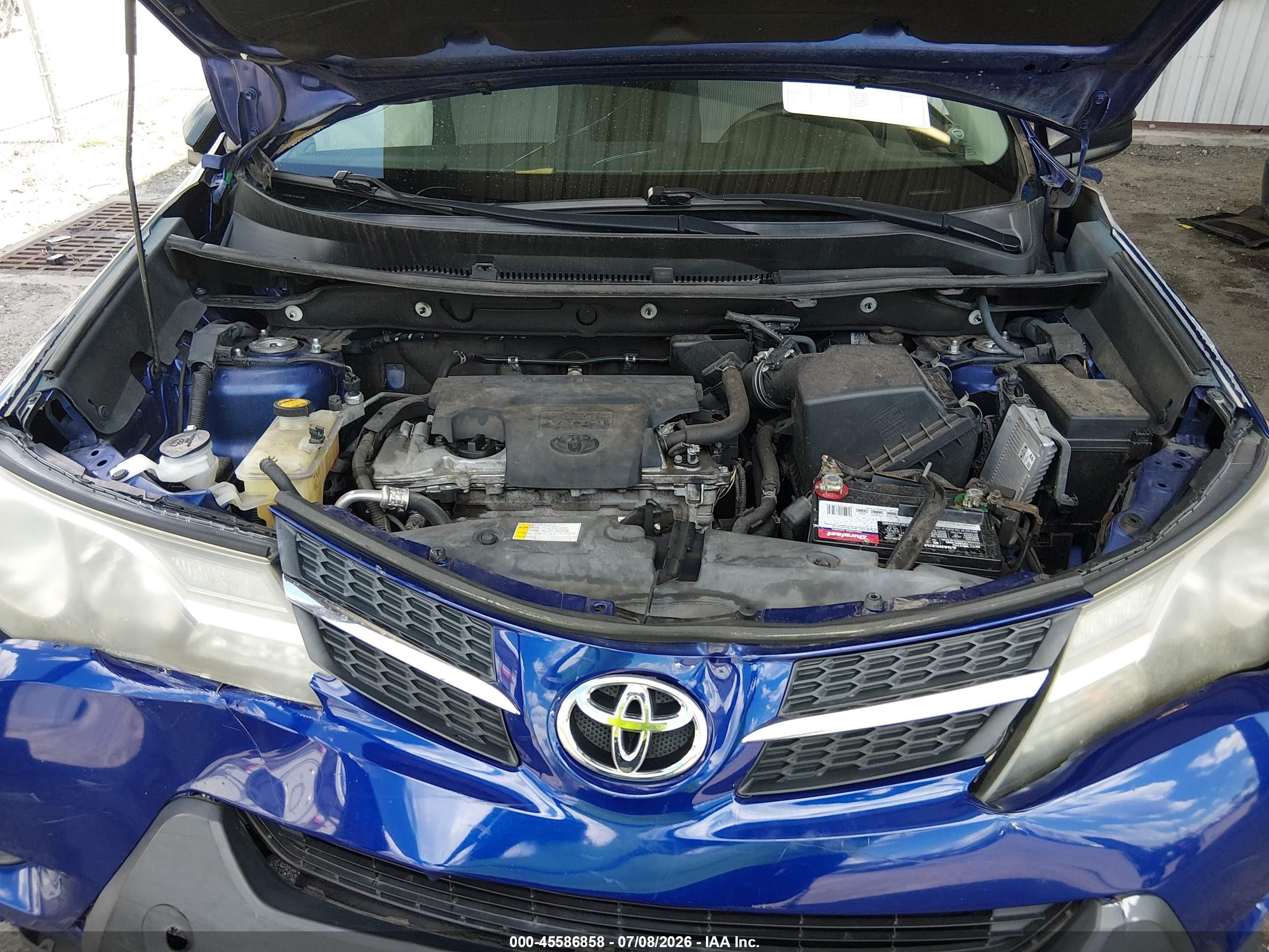 2015 Toyota Rav4 Le Blue vin: 2T3ZFREV4FW233365