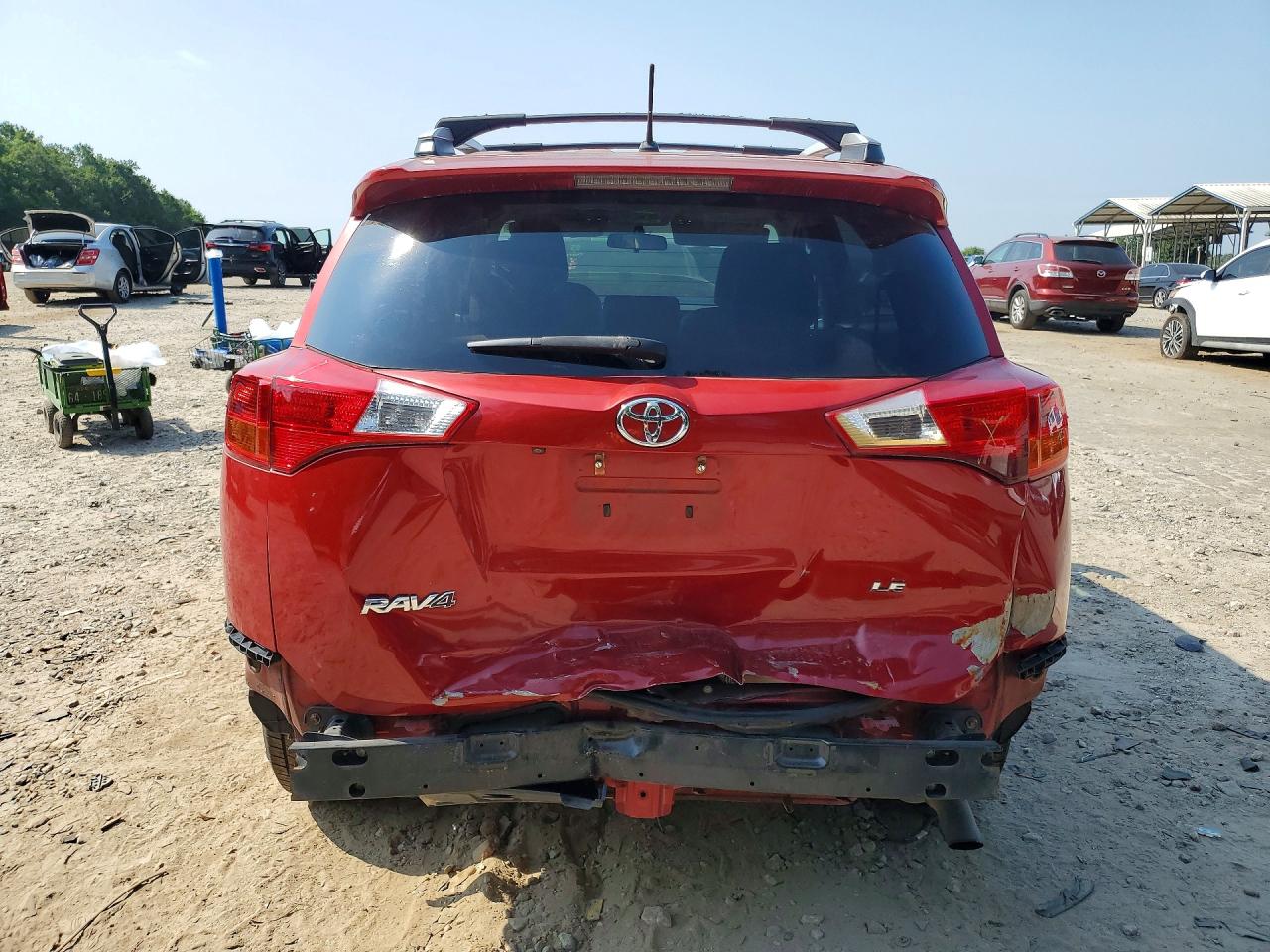 2013 Toyota Rav4 Le Red vin: 2T3ZFREV5DW013181