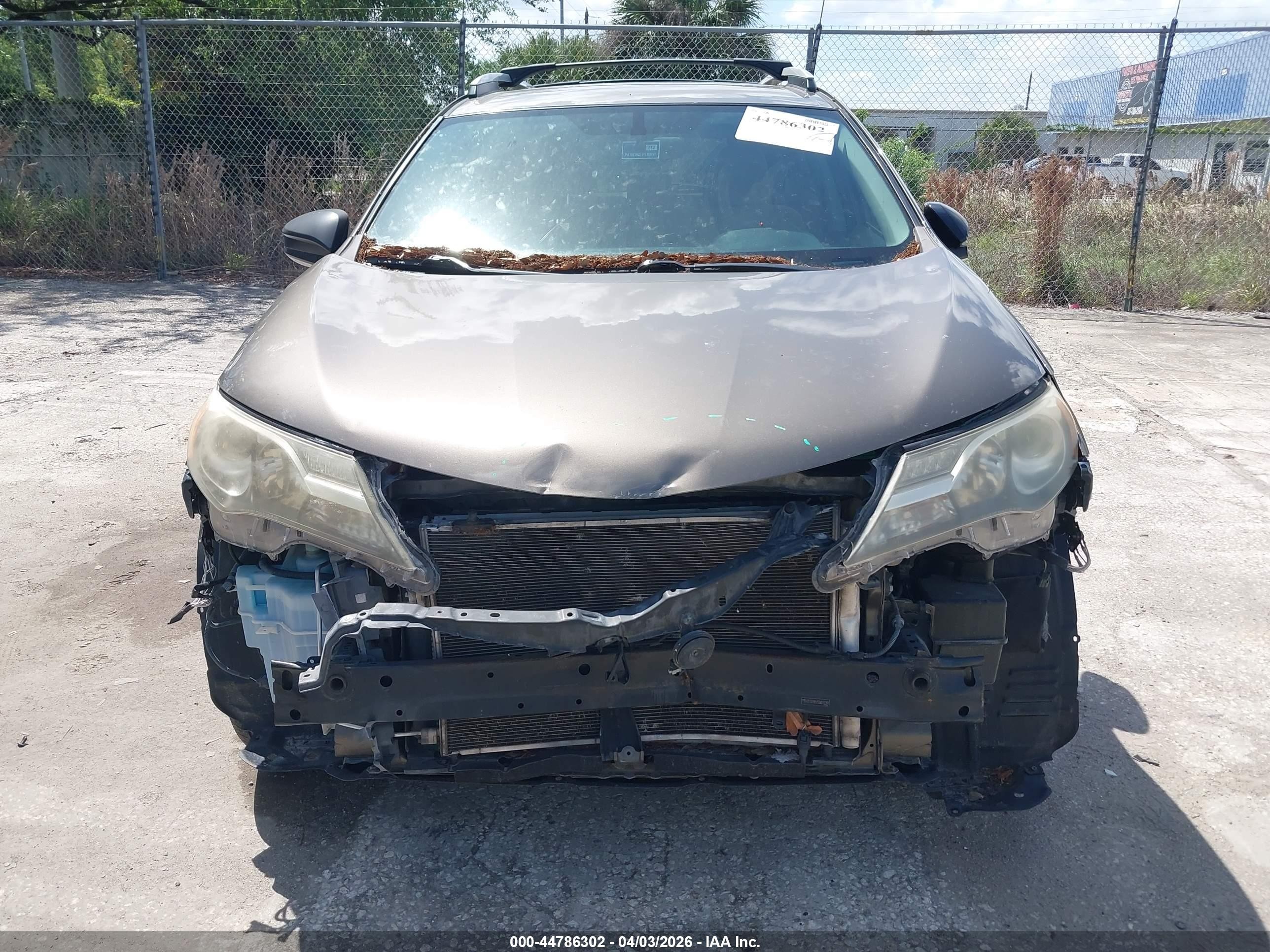 2013 Toyota Rav4 Le Gray vin: 2T3ZFREV5DW013343