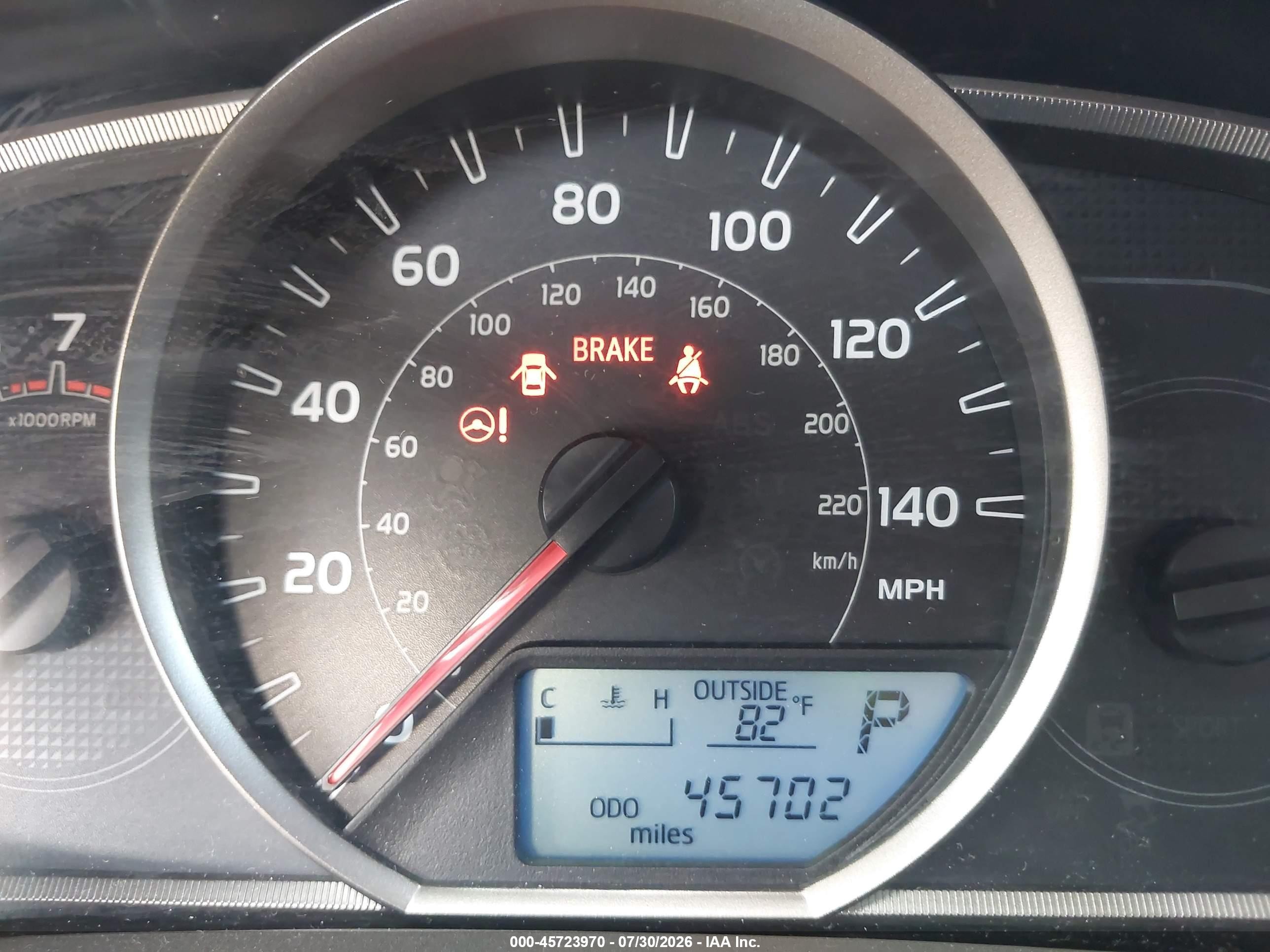 2014 Toyota Rav4 Le Silver vin: 2T3ZFREV5EW120149