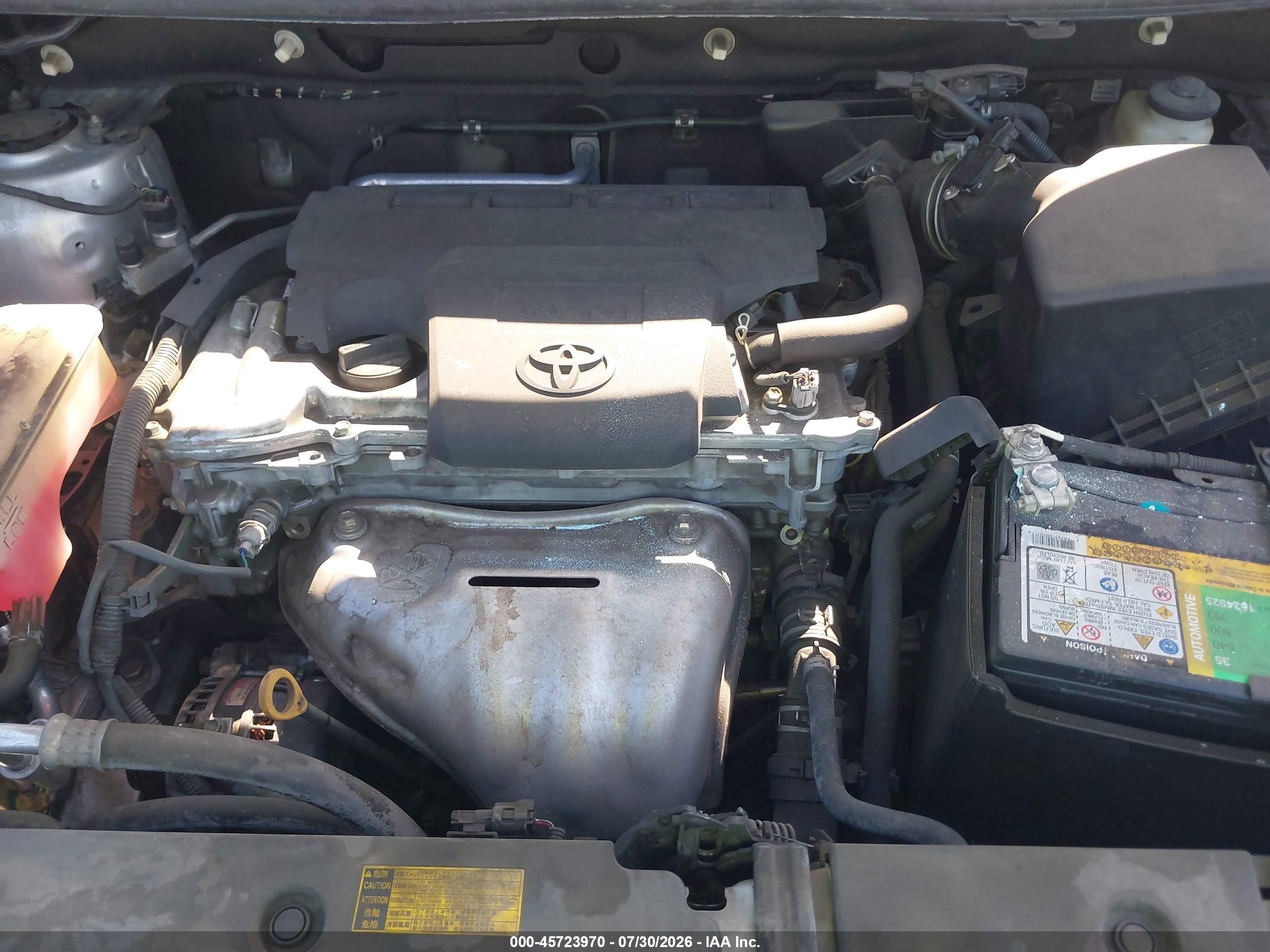 2014 Toyota Rav4 Le Silver vin: 2T3ZFREV5EW120149