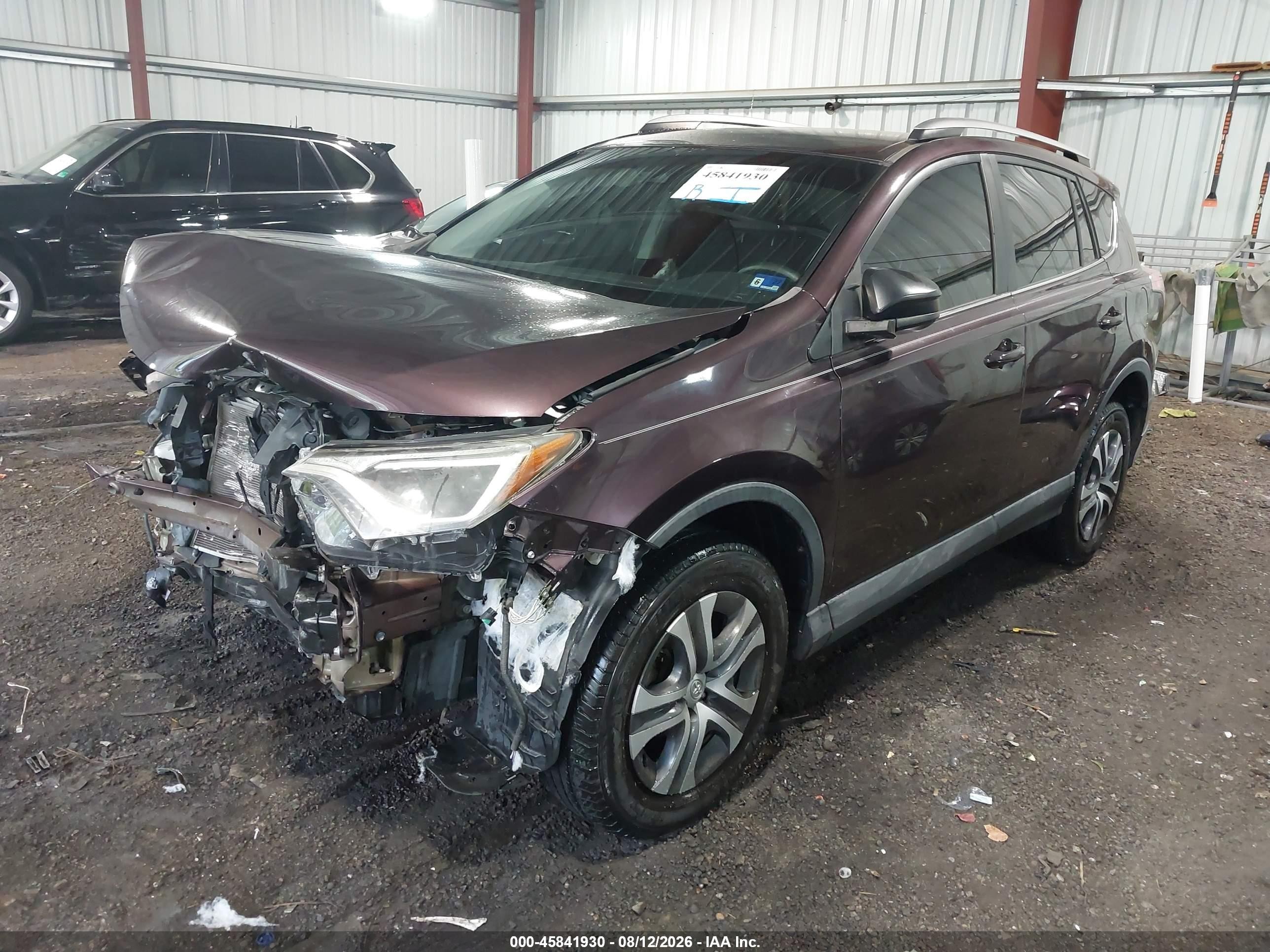 2017 Toyota Rav4 Le Purple vin: 2T3ZFREV5HW368468