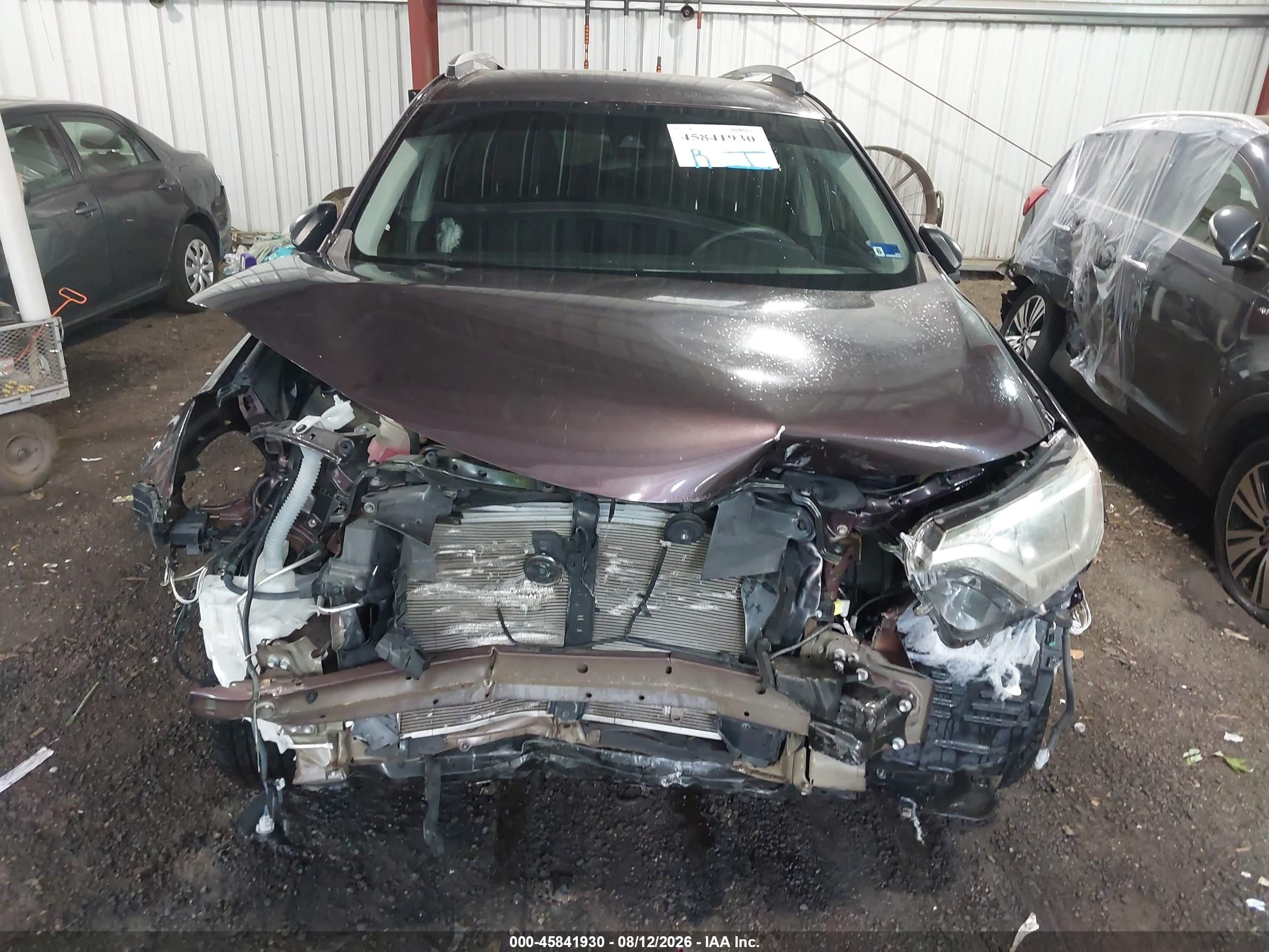 2017 Toyota Rav4 Le Purple vin: 2T3ZFREV5HW368468