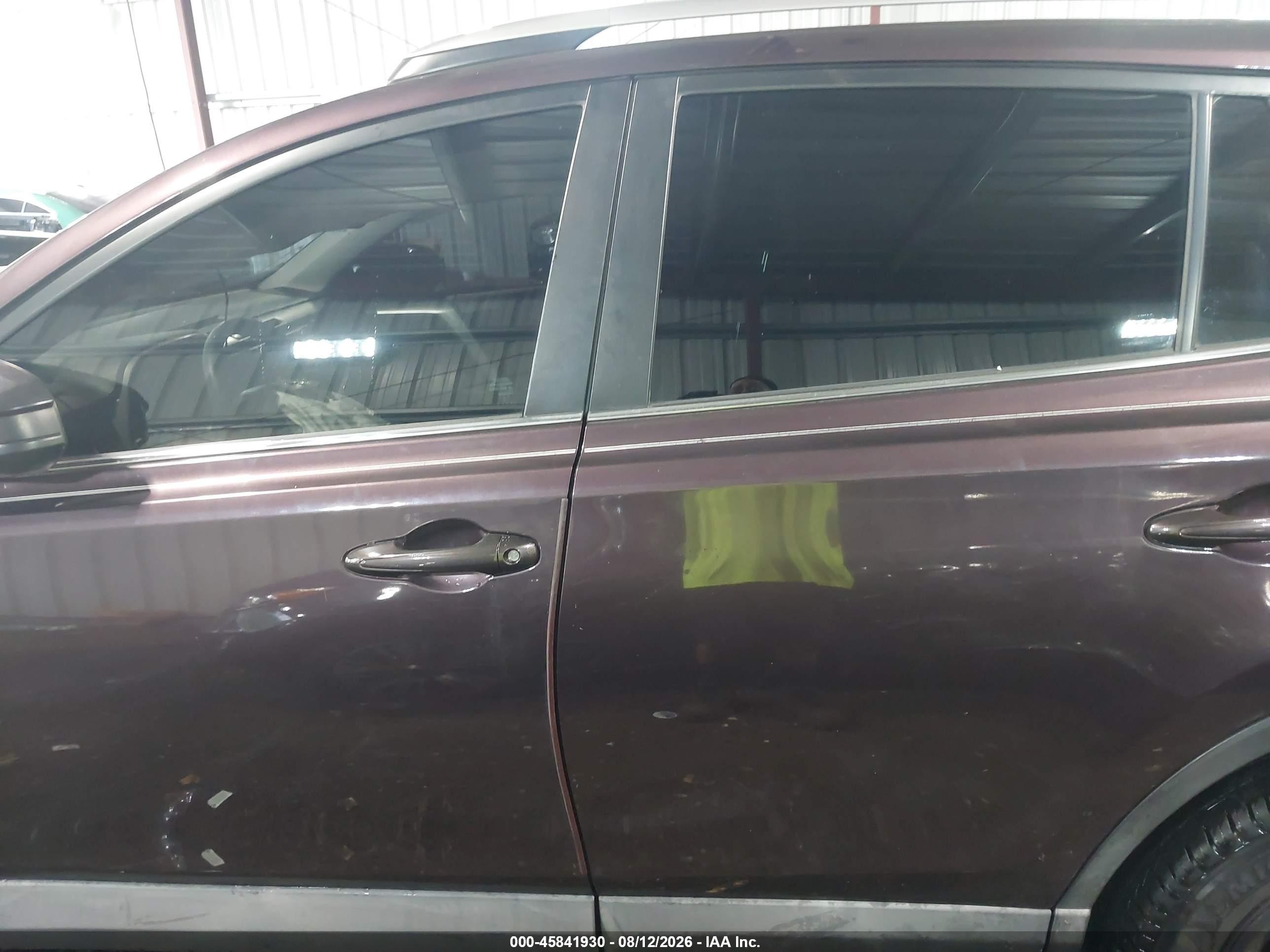 2017 Toyota Rav4 Le Purple vin: 2T3ZFREV5HW368468
