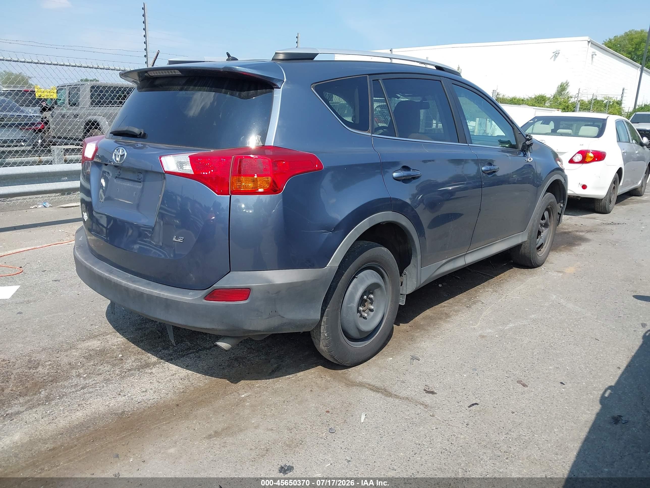 2013 Toyota Rav4 Le Gray vin: 2T3ZFREV6DW006899