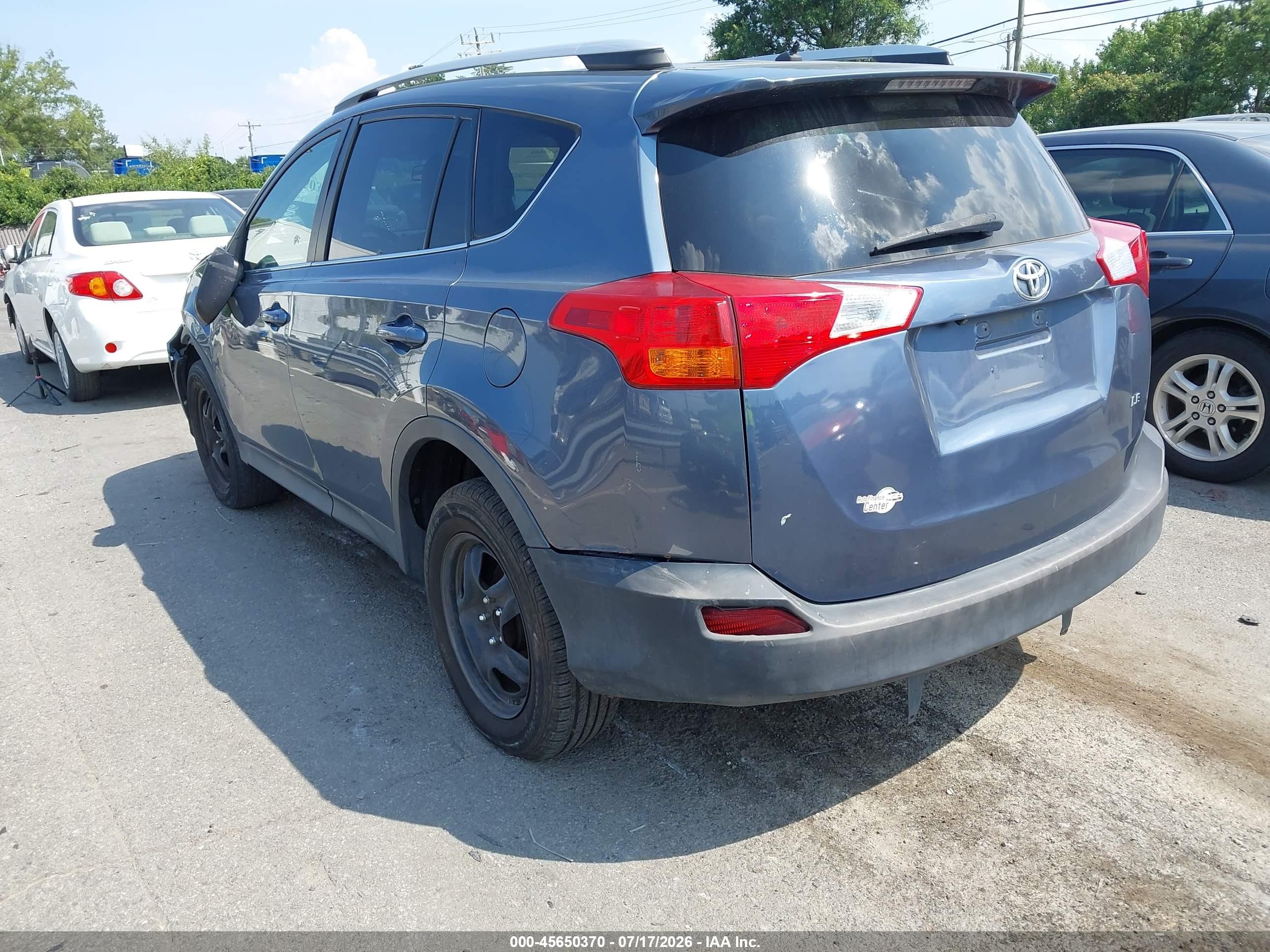 2013 Toyota Rav4 Le Gray vin: 2T3ZFREV6DW006899