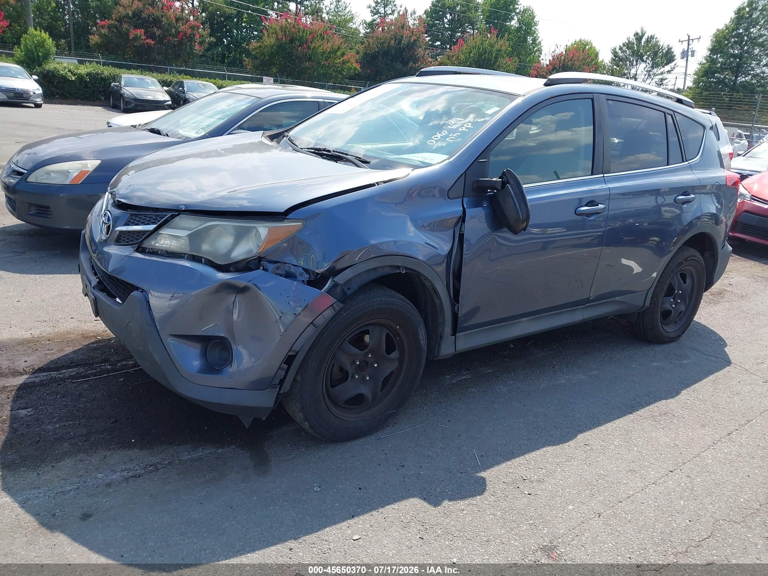 2013 Toyota Rav4 Le Gray vin: 2T3ZFREV6DW006899