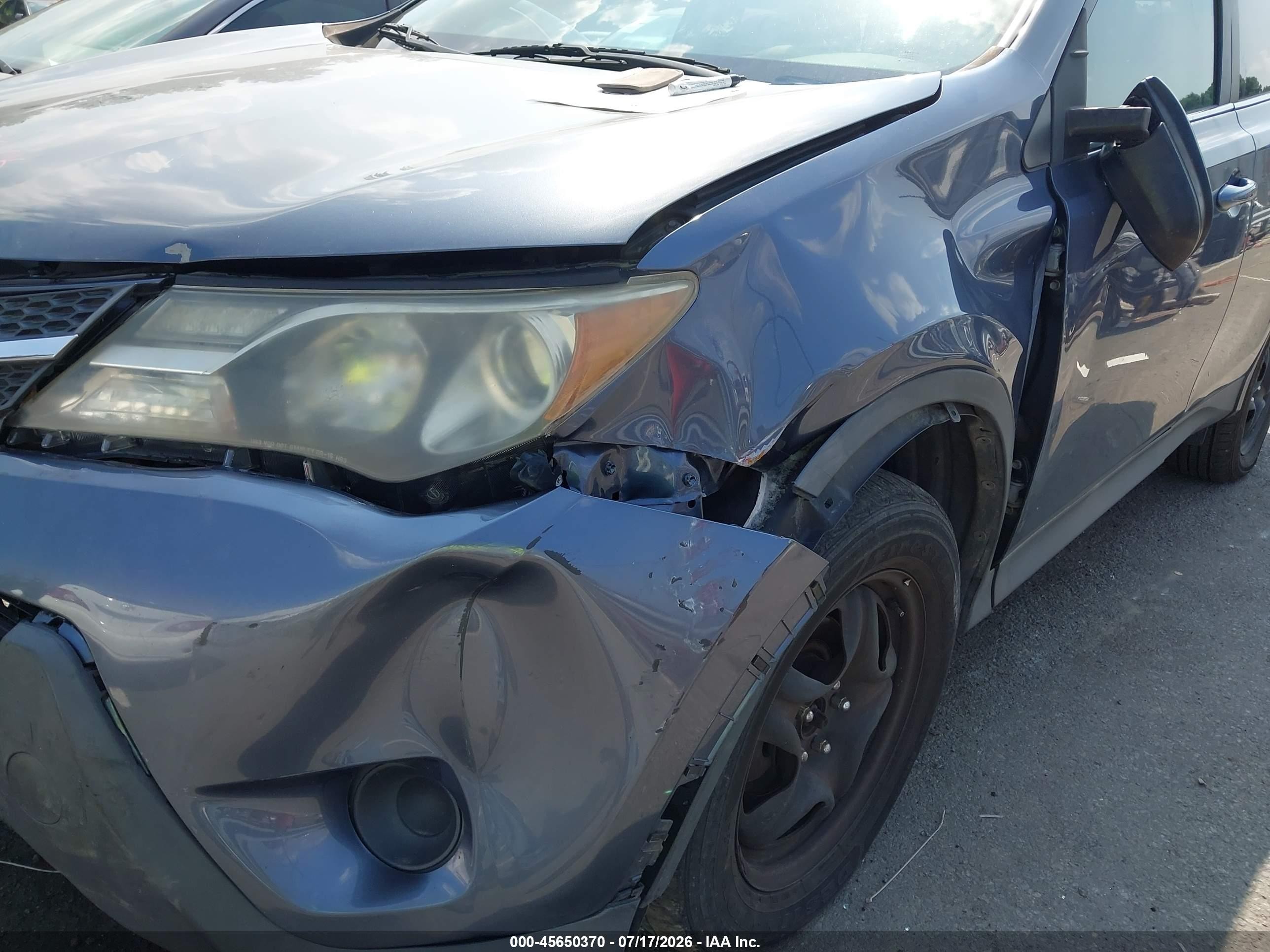 2013 Toyota Rav4 Le Gray vin: 2T3ZFREV6DW006899