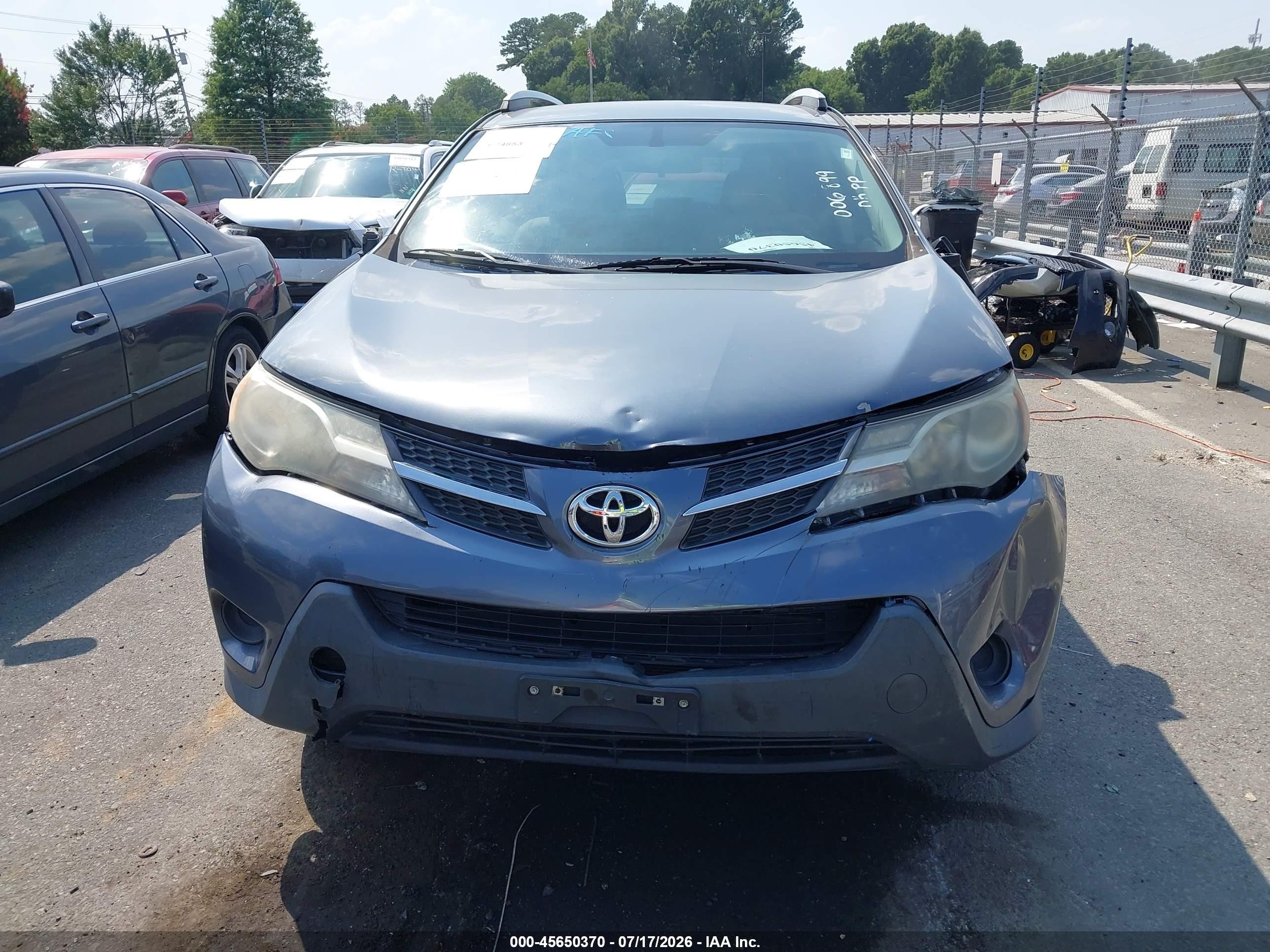 2013 Toyota Rav4 Le Gray vin: 2T3ZFREV6DW006899