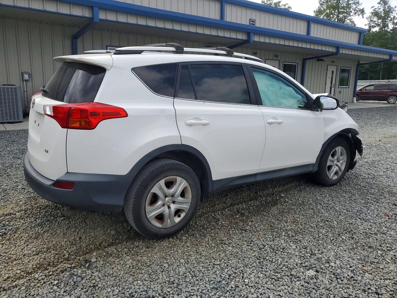 2014 Toyota Rav4 Le White vin: 2T3ZFREV6EW081586