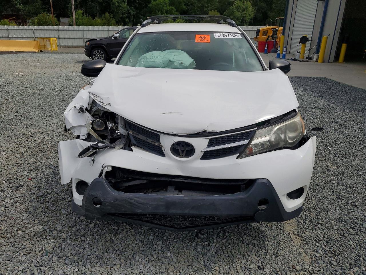 2014 Toyota Rav4 Le White vin: 2T3ZFREV6EW081586