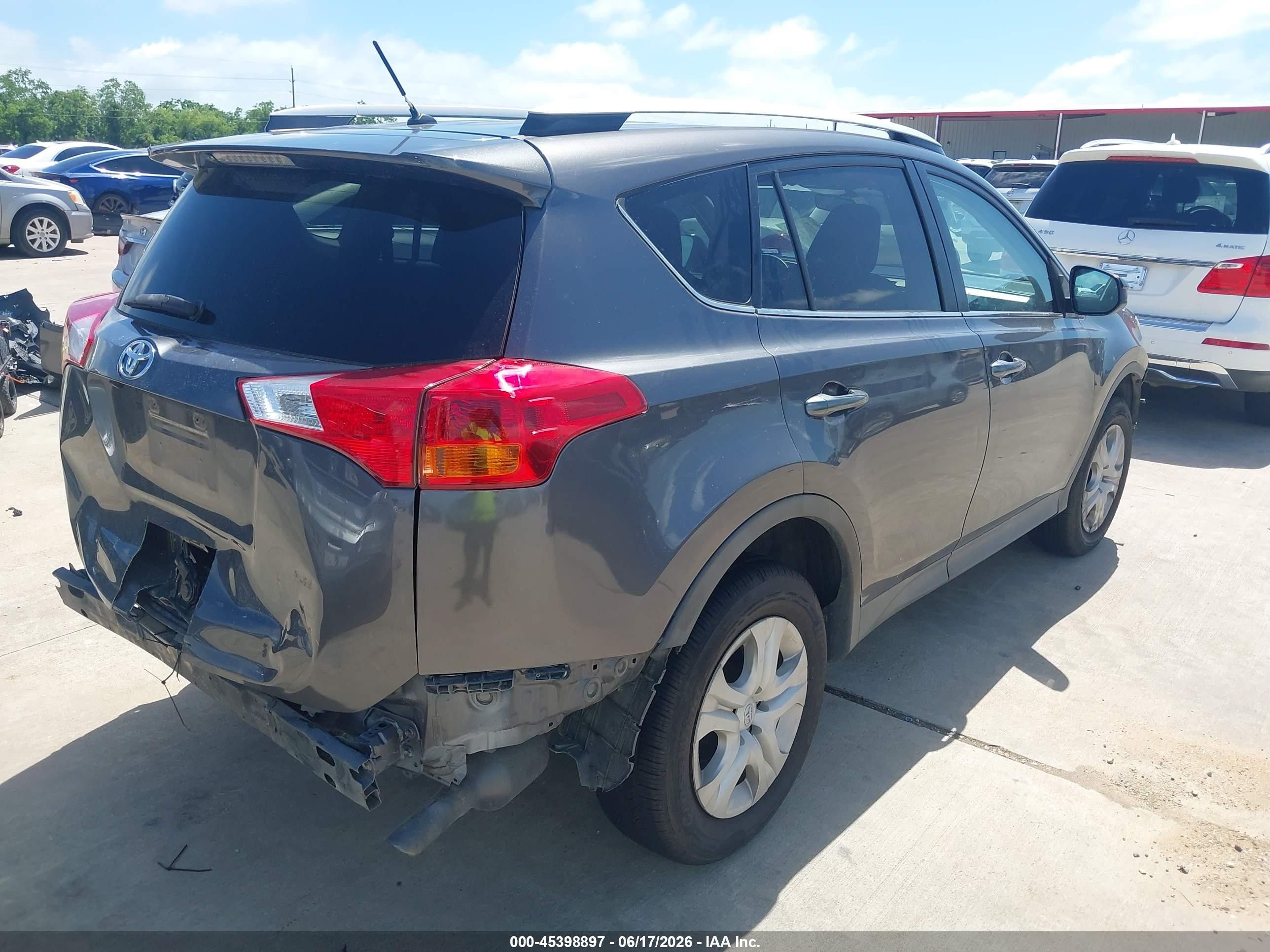 2014 Toyota Rav4 Le Gray vin: 2T3ZFREV6EW084147