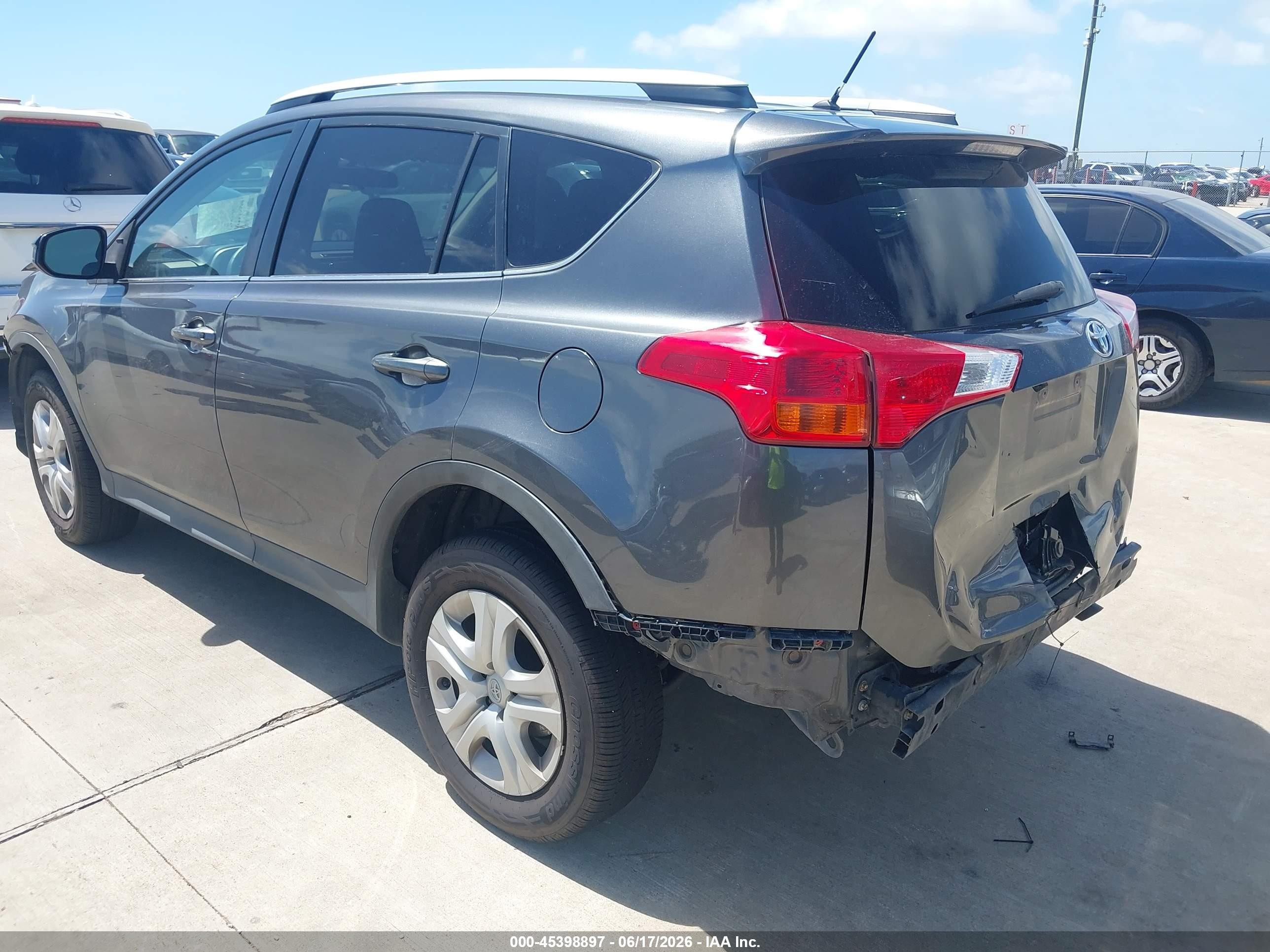 2014 Toyota Rav4 Le Gray vin: 2T3ZFREV6EW084147