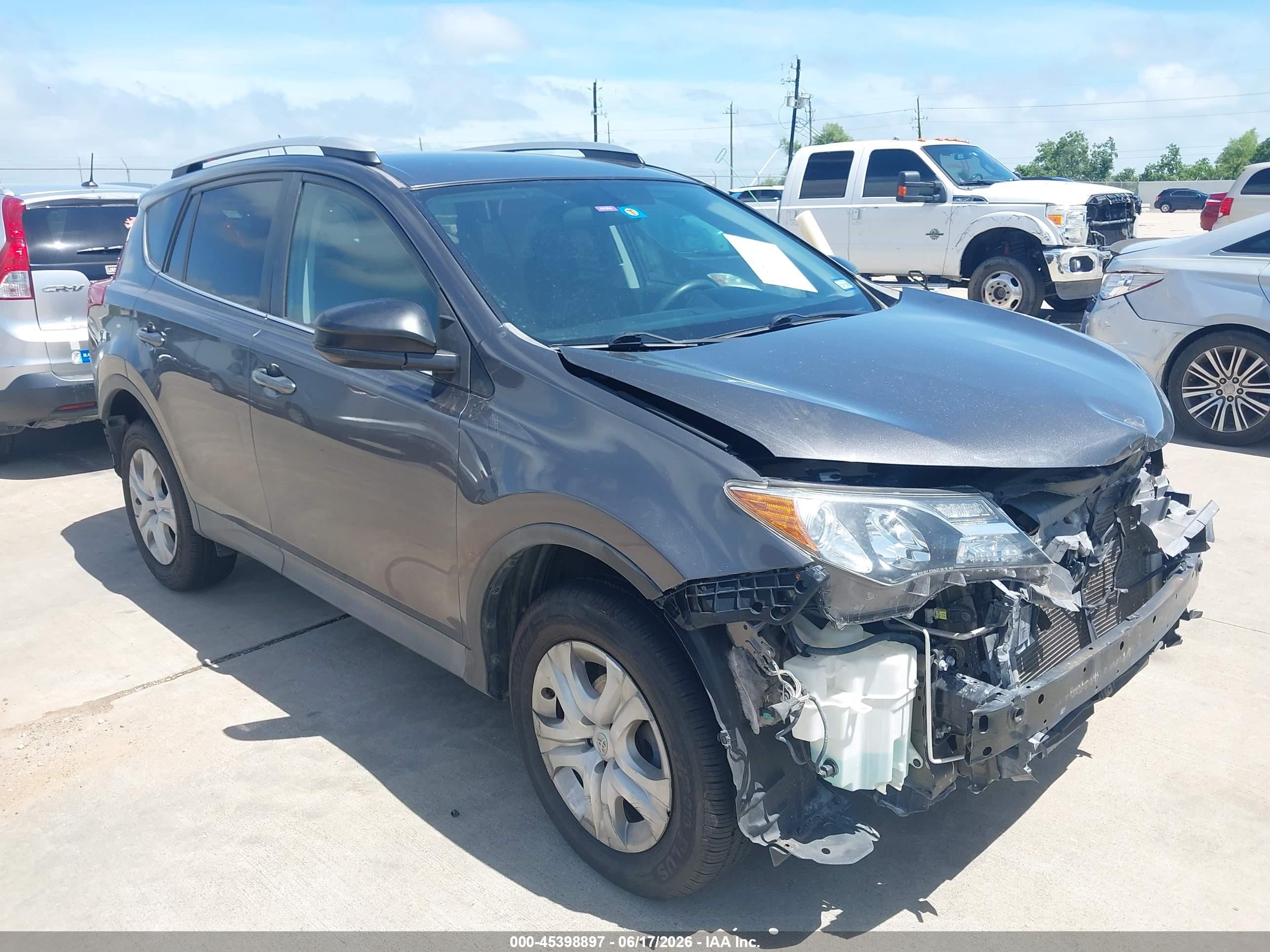 2014 Toyota Rav4 Le Gray vin: 2T3ZFREV6EW084147