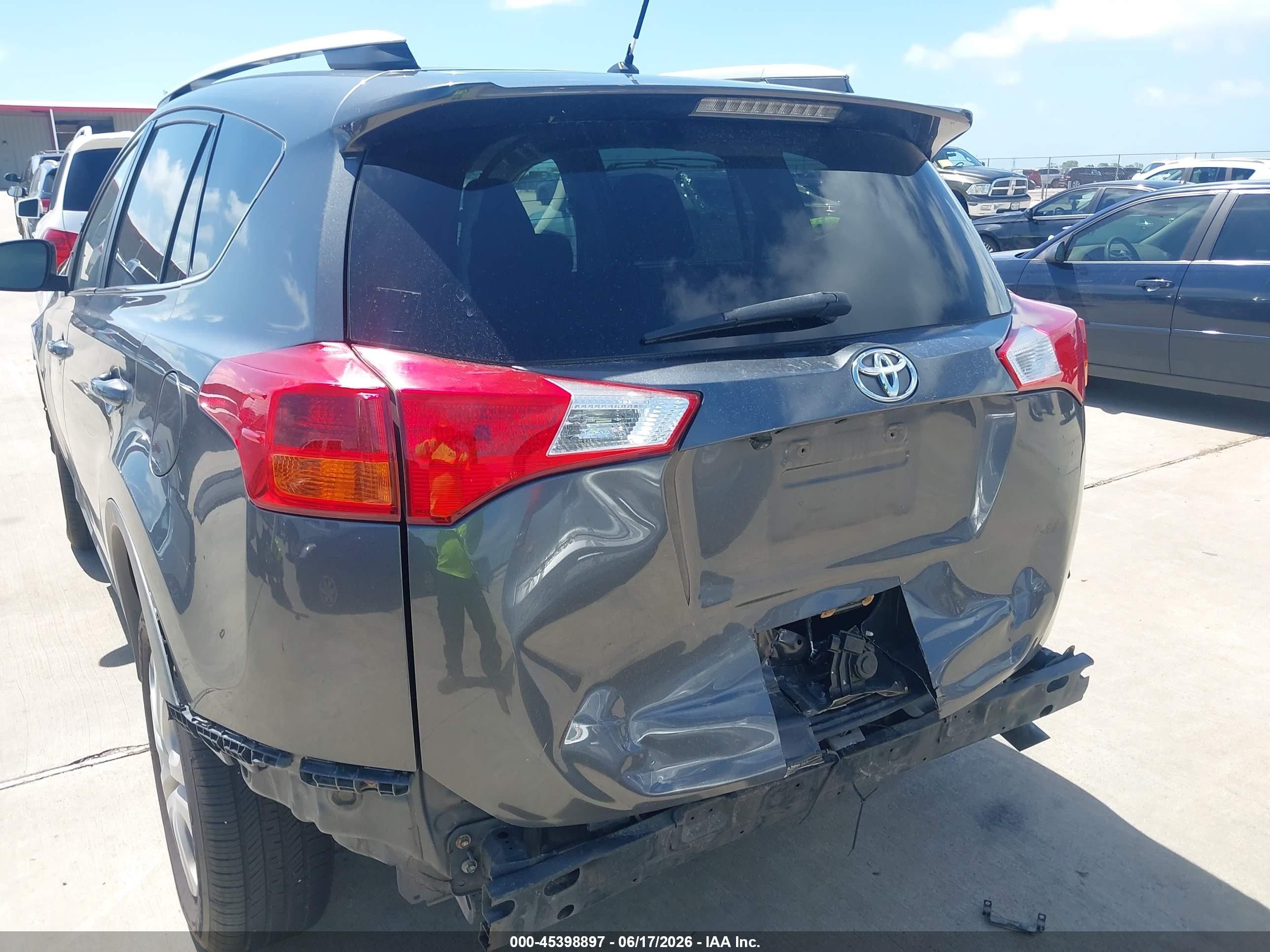 2014 Toyota Rav4 Le Gray vin: 2T3ZFREV6EW084147