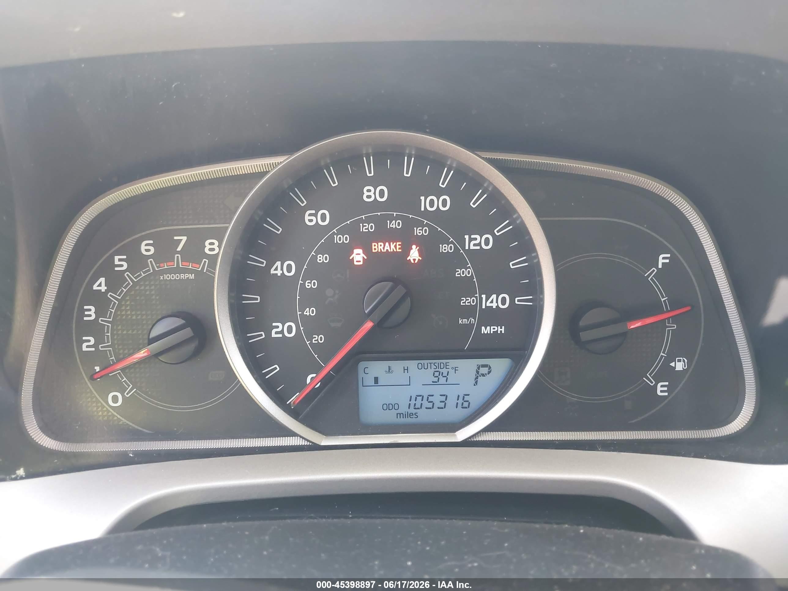 2014 Toyota Rav4 Le Gray vin: 2T3ZFREV6EW084147
