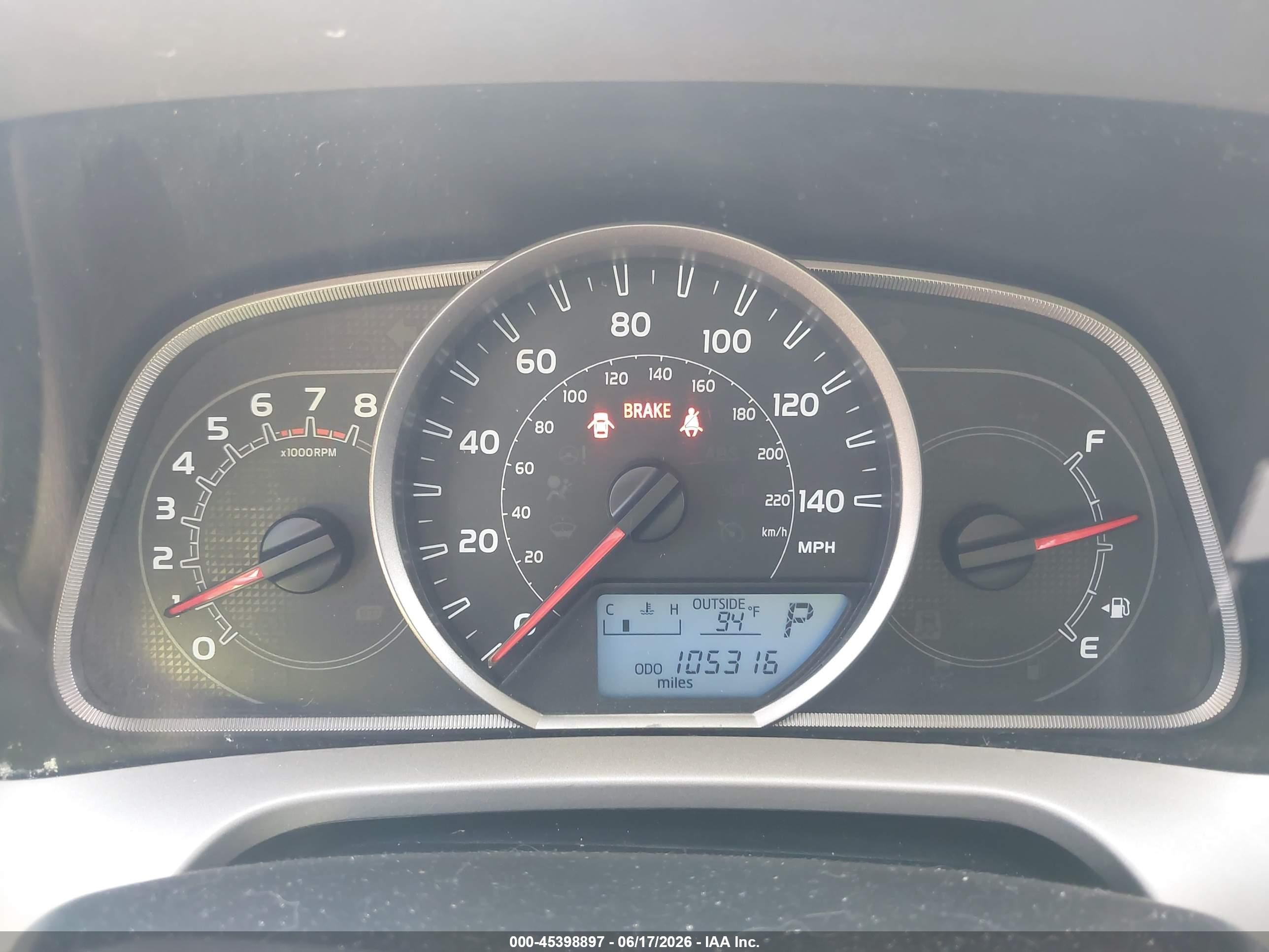 2014 Toyota Rav4 Le Gray vin: 2T3ZFREV6EW084147