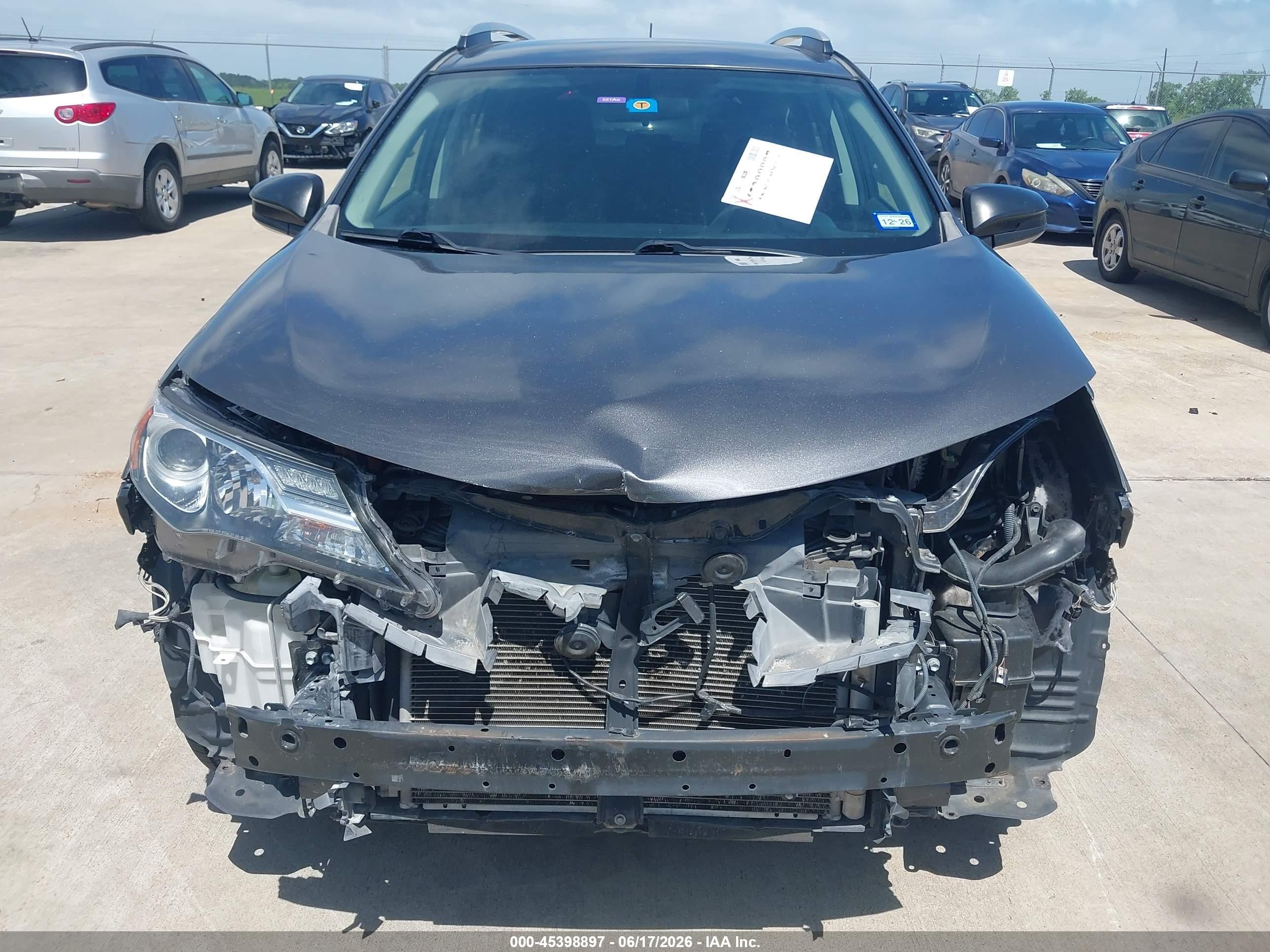 2014 Toyota Rav4 Le Gray vin: 2T3ZFREV6EW084147