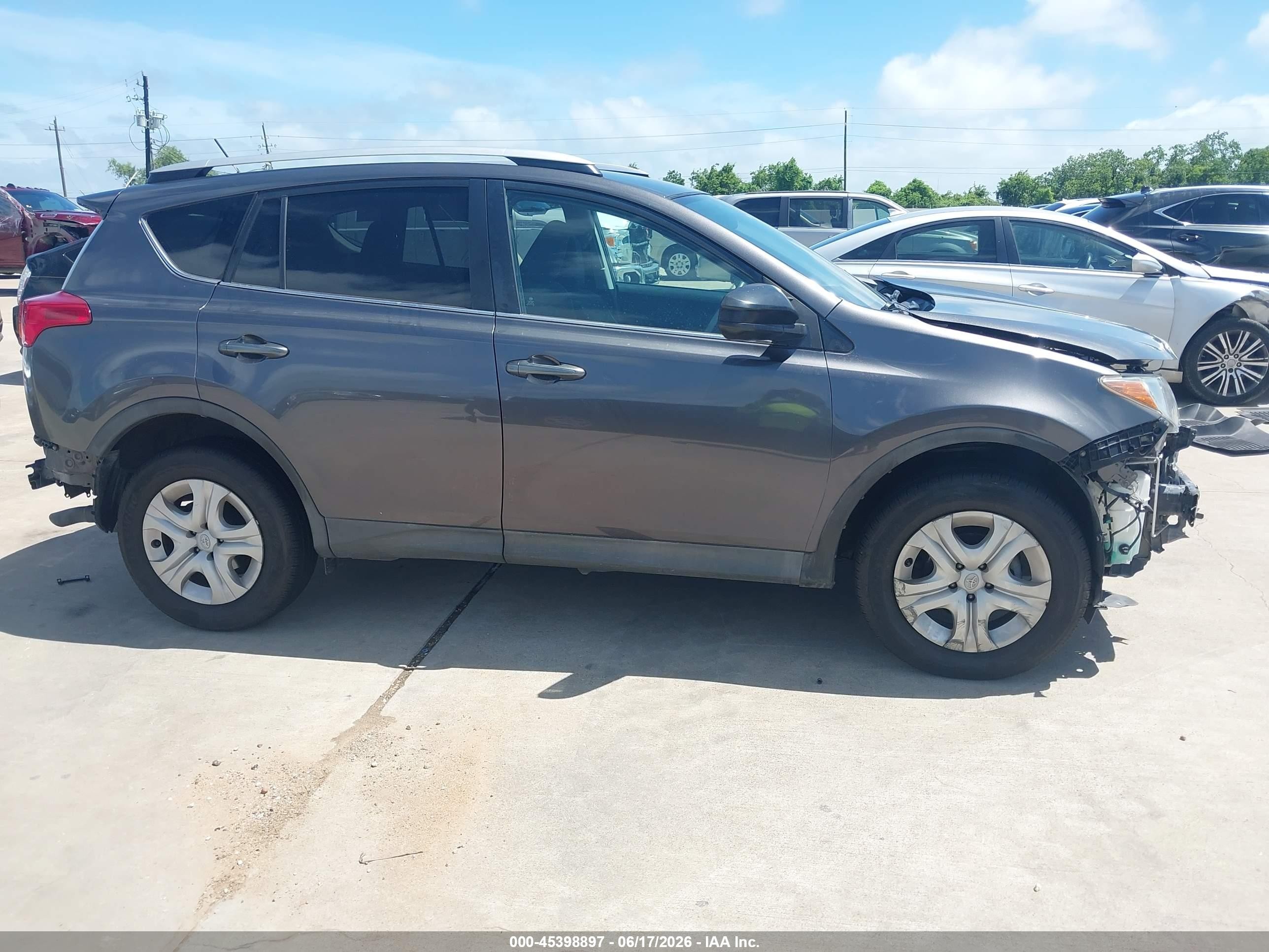 2014 Toyota Rav4 Le Gray vin: 2T3ZFREV6EW084147