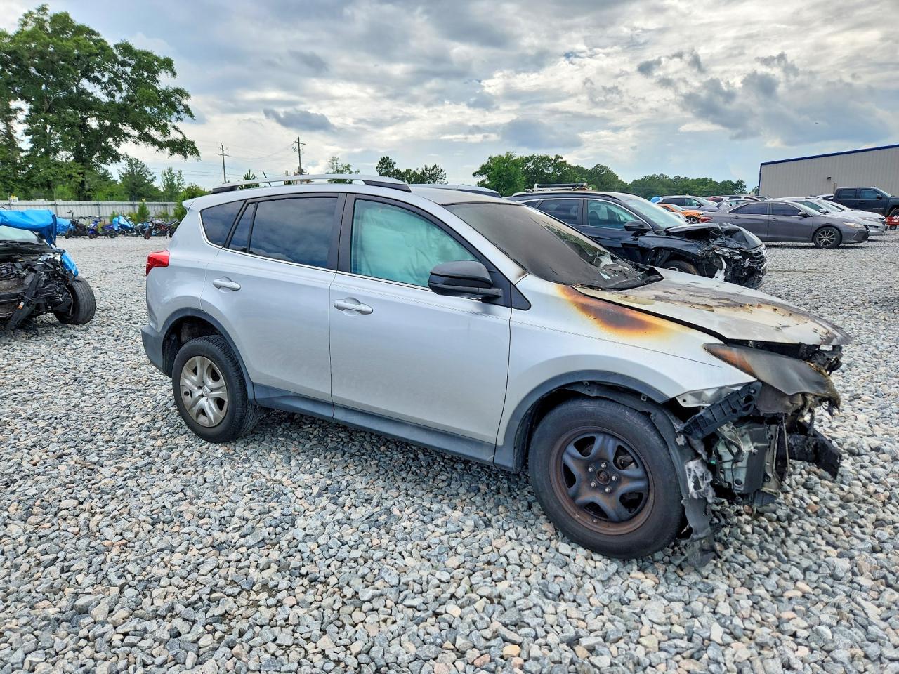 2014 Toyota Rav4 Le Silver vin: 2T3ZFREV6EW099988
