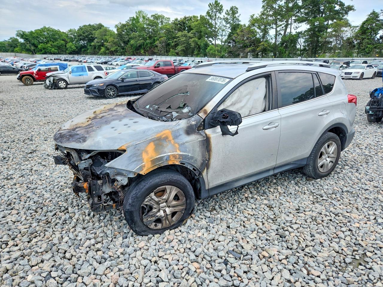 2014 Toyota Rav4 Le Silver vin: 2T3ZFREV6EW099988