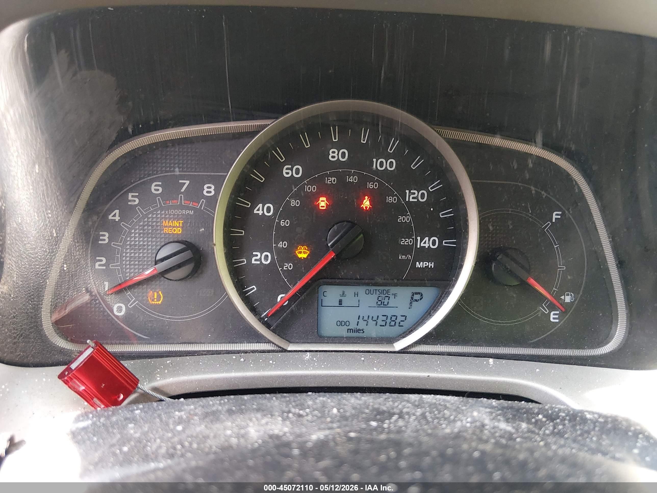 2014 Toyota Rav4 Le Red vin: 2T3ZFREV6EW110827
