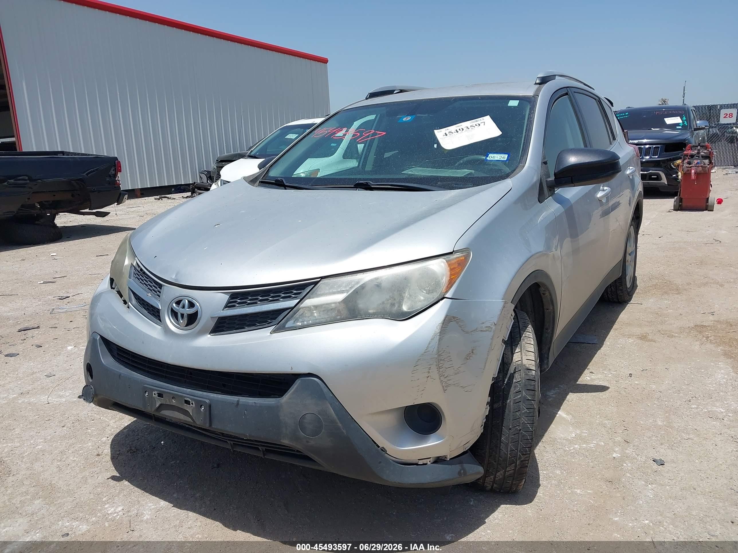 2014 Toyota Rav4 Le Silver vin: 2T3ZFREV6EW114165