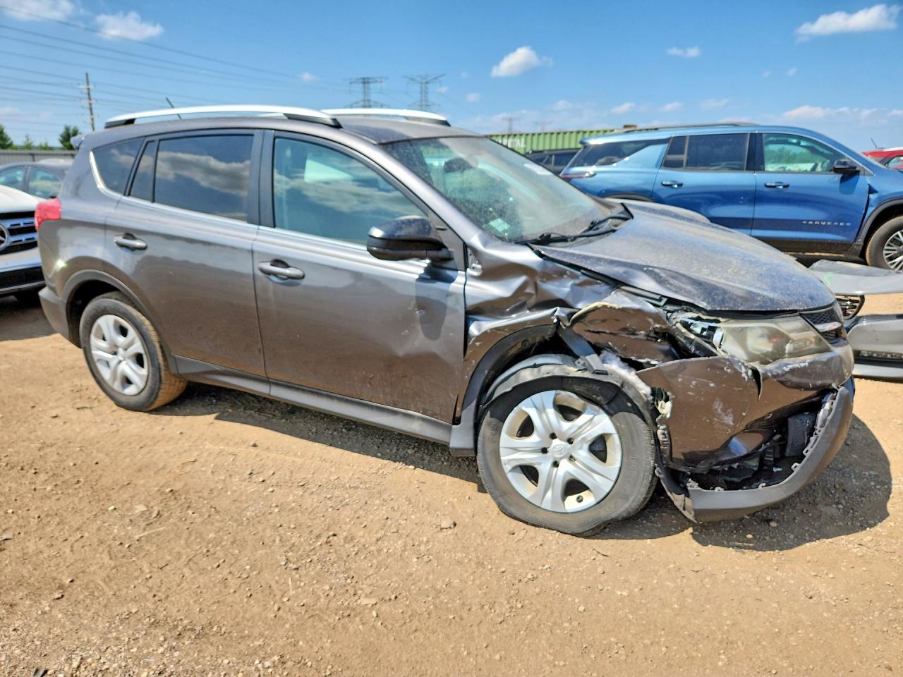 2014 Toyota Rav4 Le Gray vin: 2T3ZFREV6EW128065