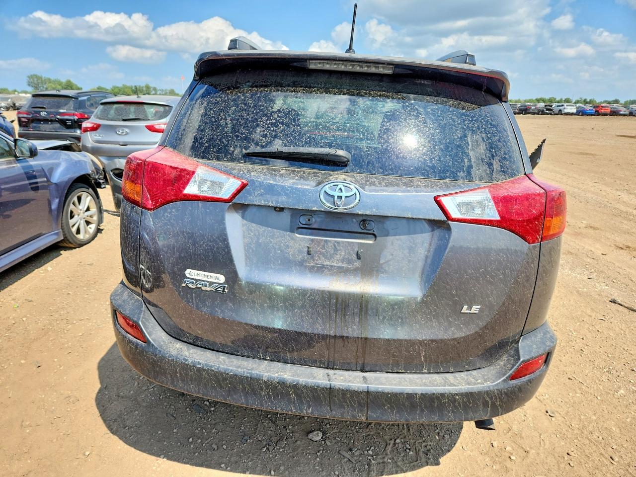2014 Toyota Rav4 Le Gray vin: 2T3ZFREV6EW128065