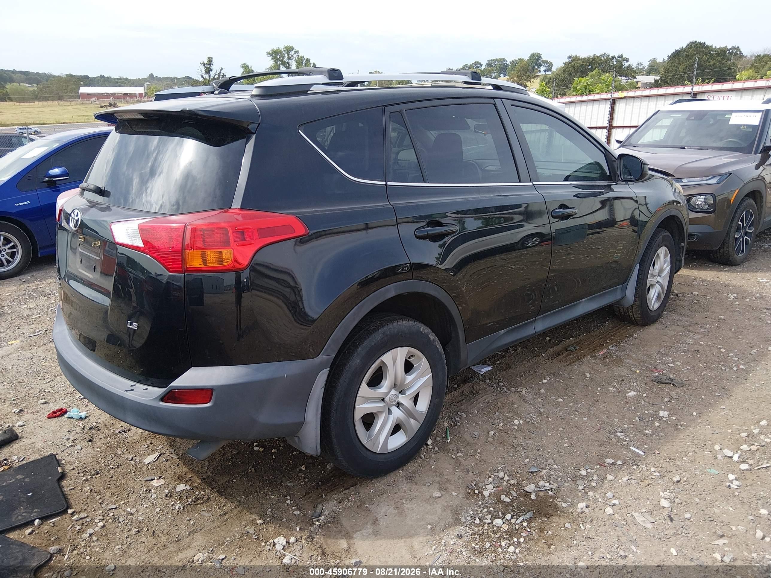 2015 Toyota Rav4 Le Черный vin: 2T3ZFREV6FW131758