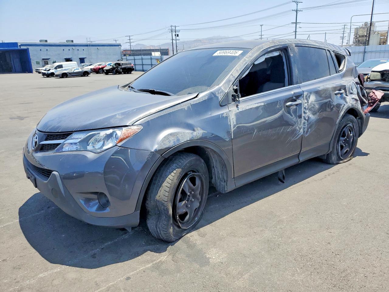 2015 Toyota Rav4 Le Gray vin: 2T3ZFREV6FW223033