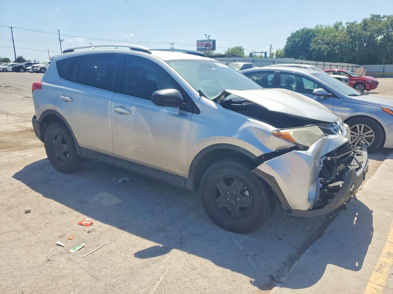 2013 Toyota Rav4 Le Silver vin: 2T3ZFREV7DW009682