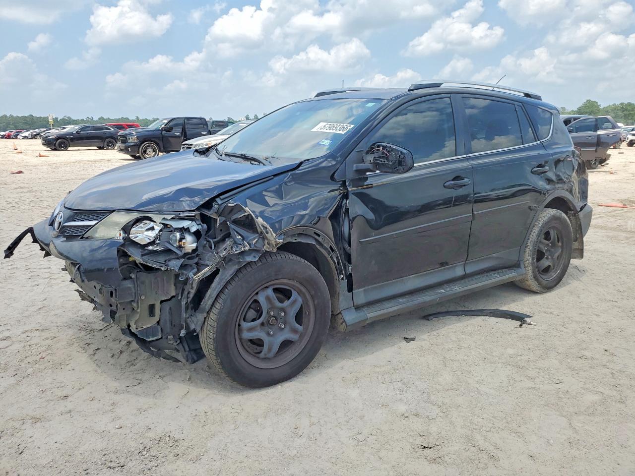 2013 Toyota Rav4 Le Черный vin: 2T3ZFREV7DW012047
