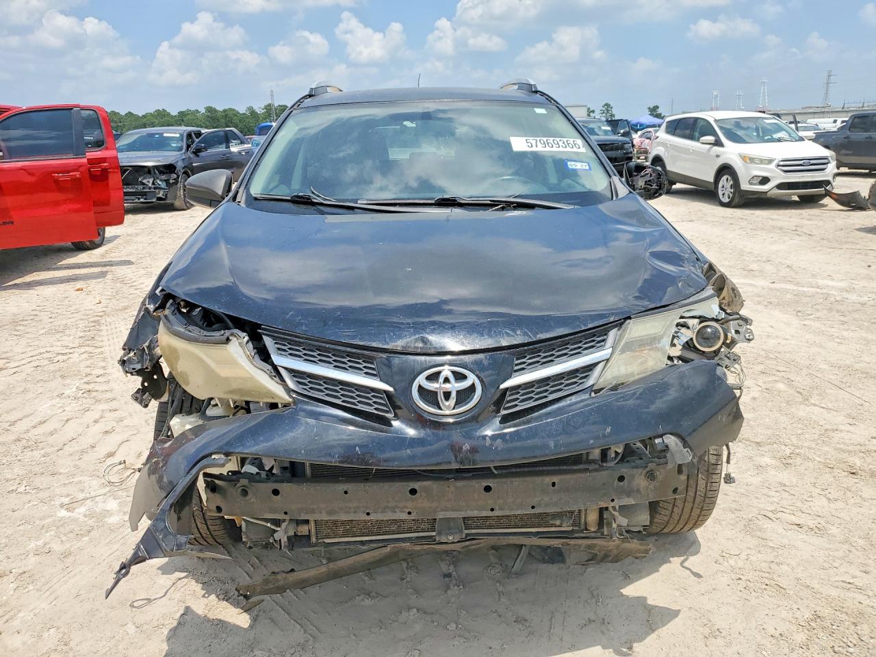 2013 Toyota Rav4 Le Черный vin: 2T3ZFREV7DW012047