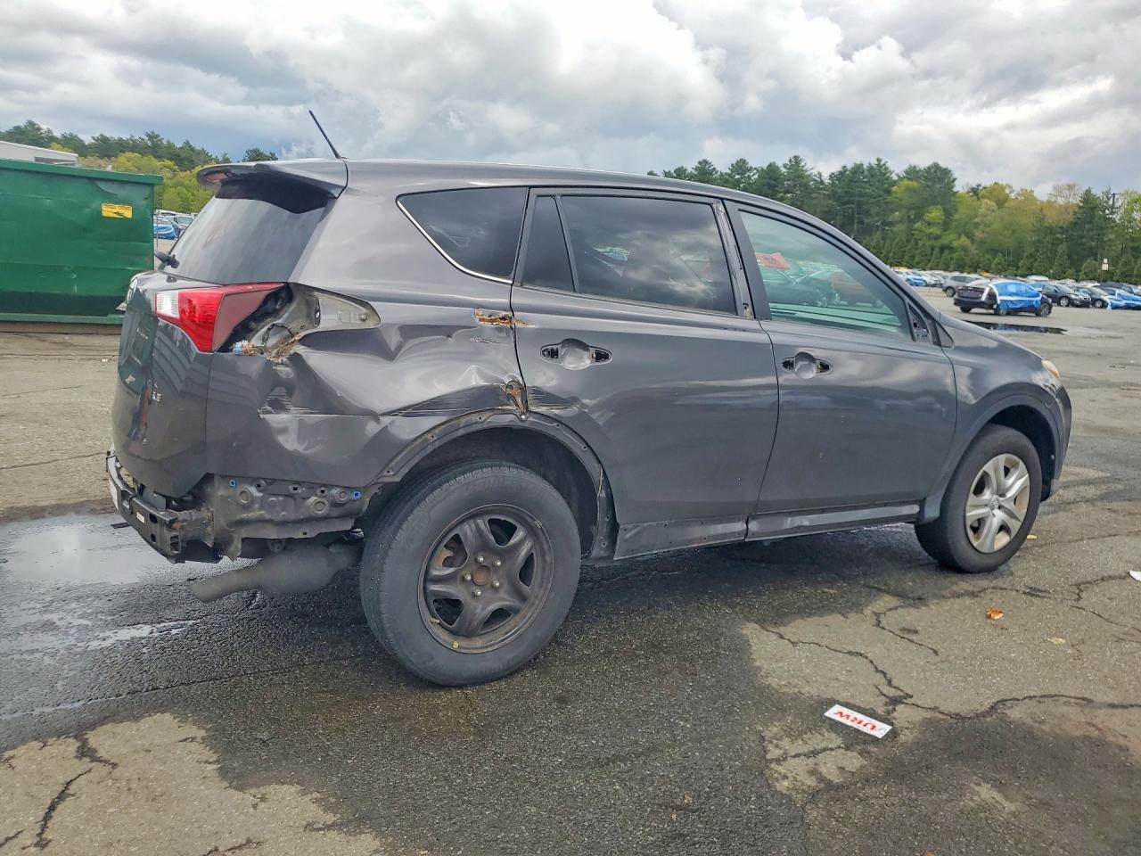 2013 Toyota Rav4 Le Gray vin: 2T3ZFREV7DW052063