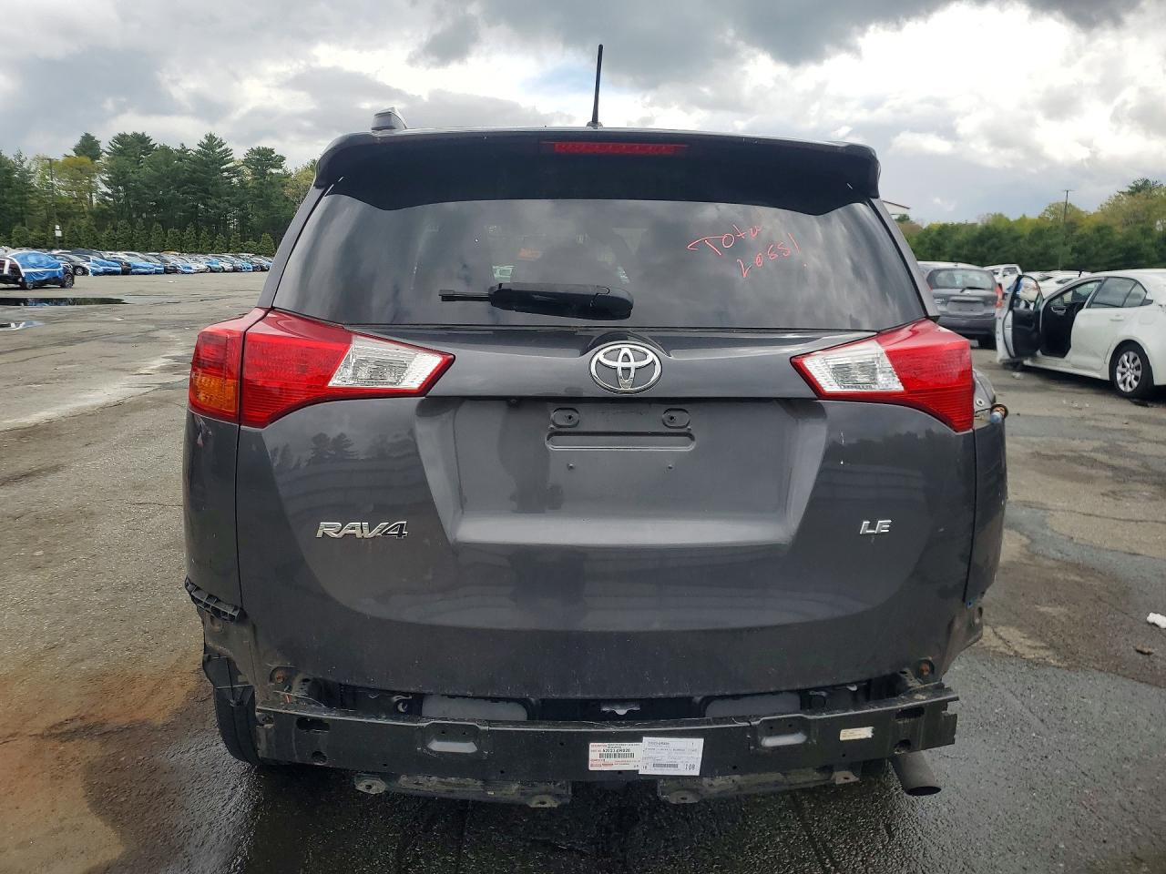 2013 Toyota Rav4 Le Gray vin: 2T3ZFREV7DW052063