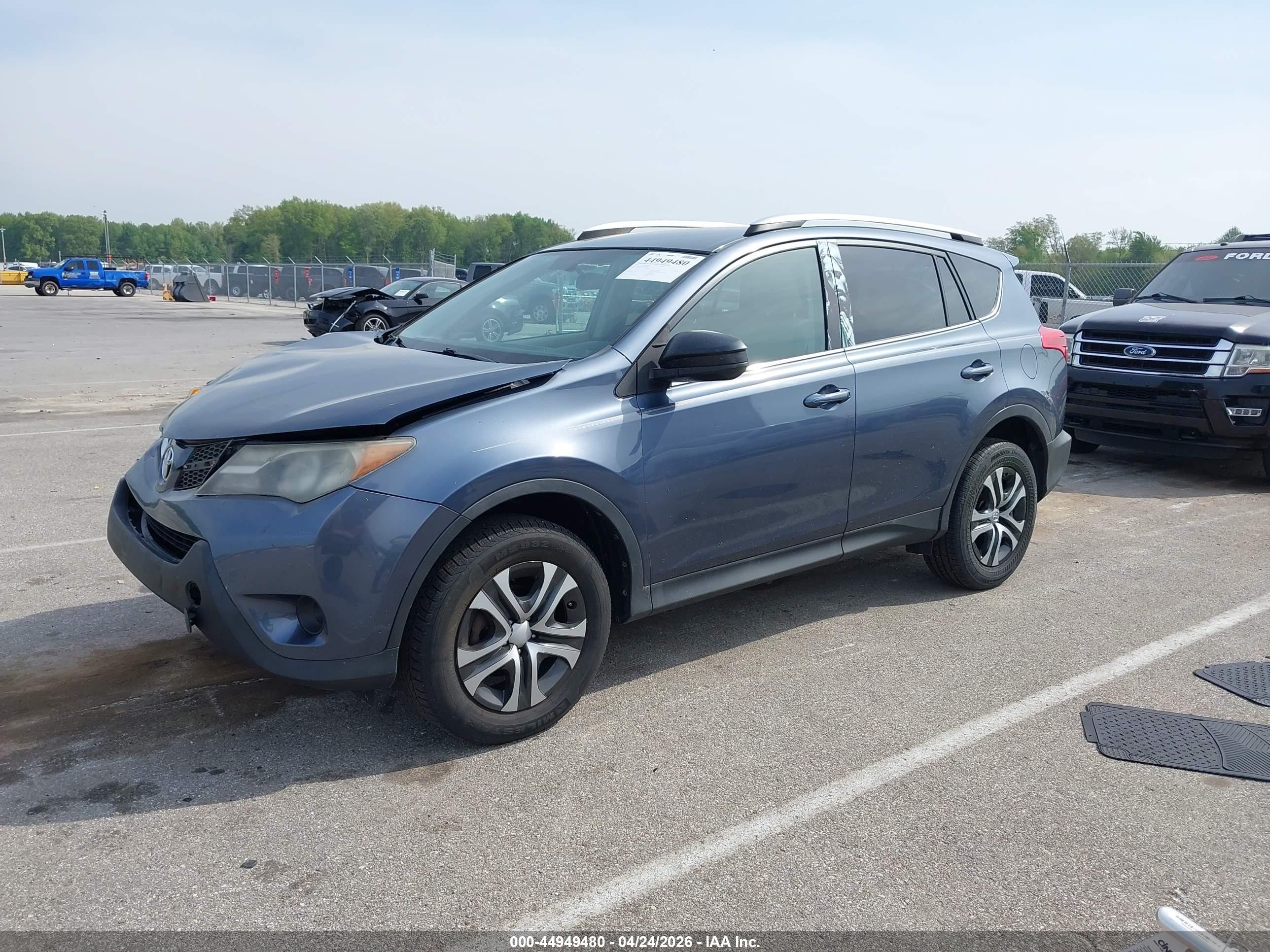 2013 Toyota Rav4 Le Blue vin: 2T3ZFREV7DW070806