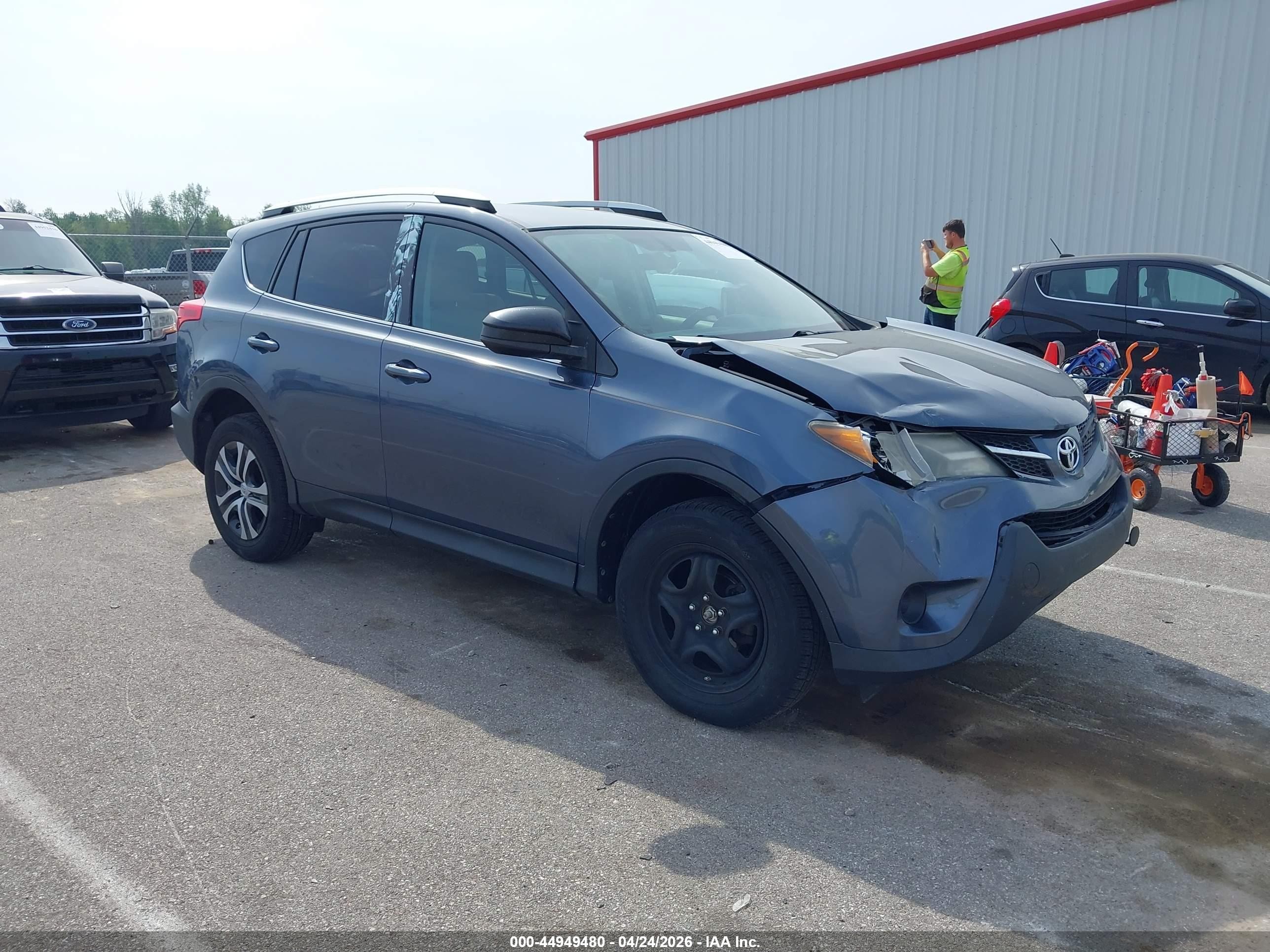 2013 Toyota Rav4 Le Blue vin: 2T3ZFREV7DW070806