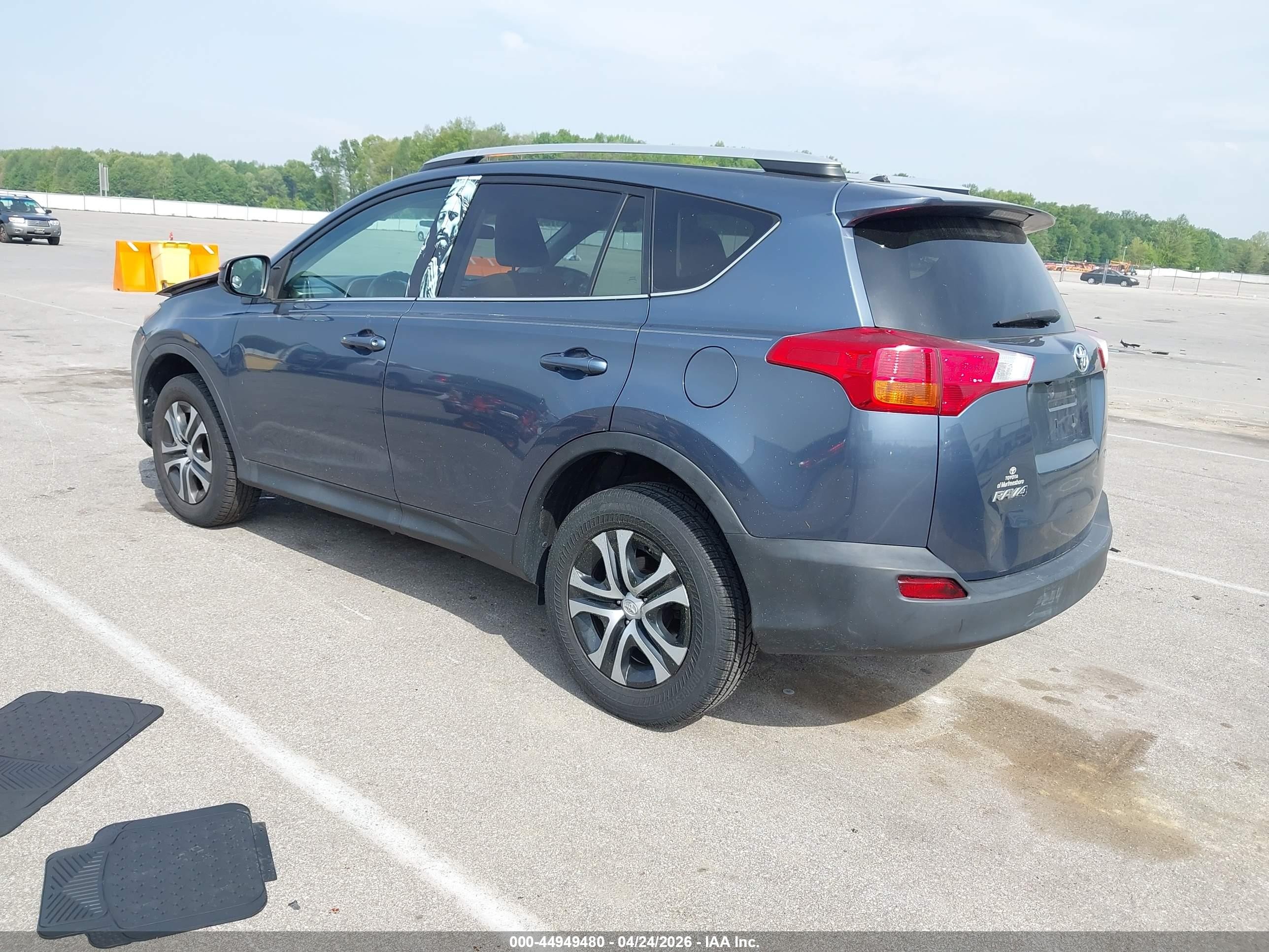 2013 Toyota Rav4 Le Blue vin: 2T3ZFREV7DW070806