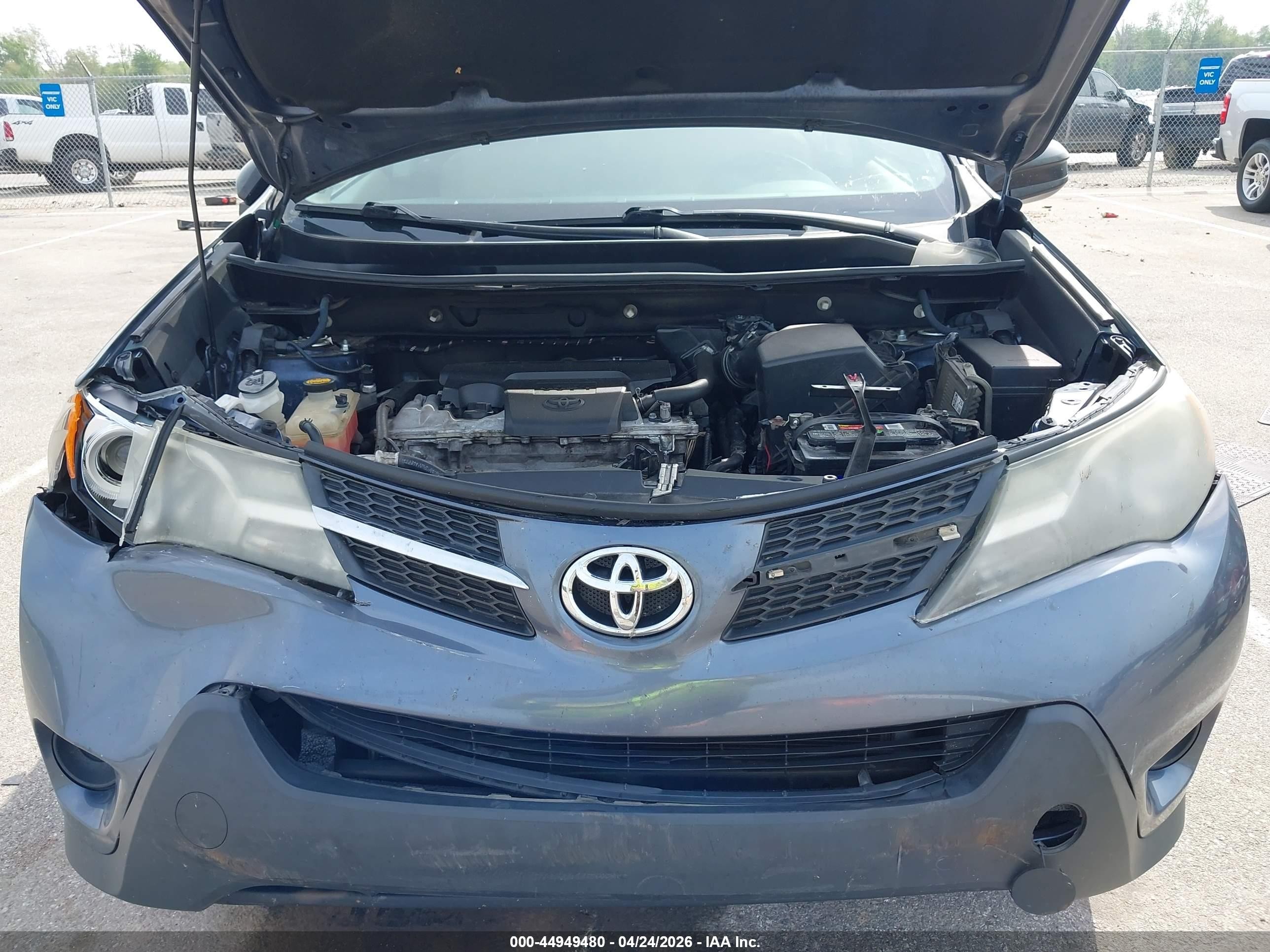 2013 Toyota Rav4 Le Blue vin: 2T3ZFREV7DW070806
