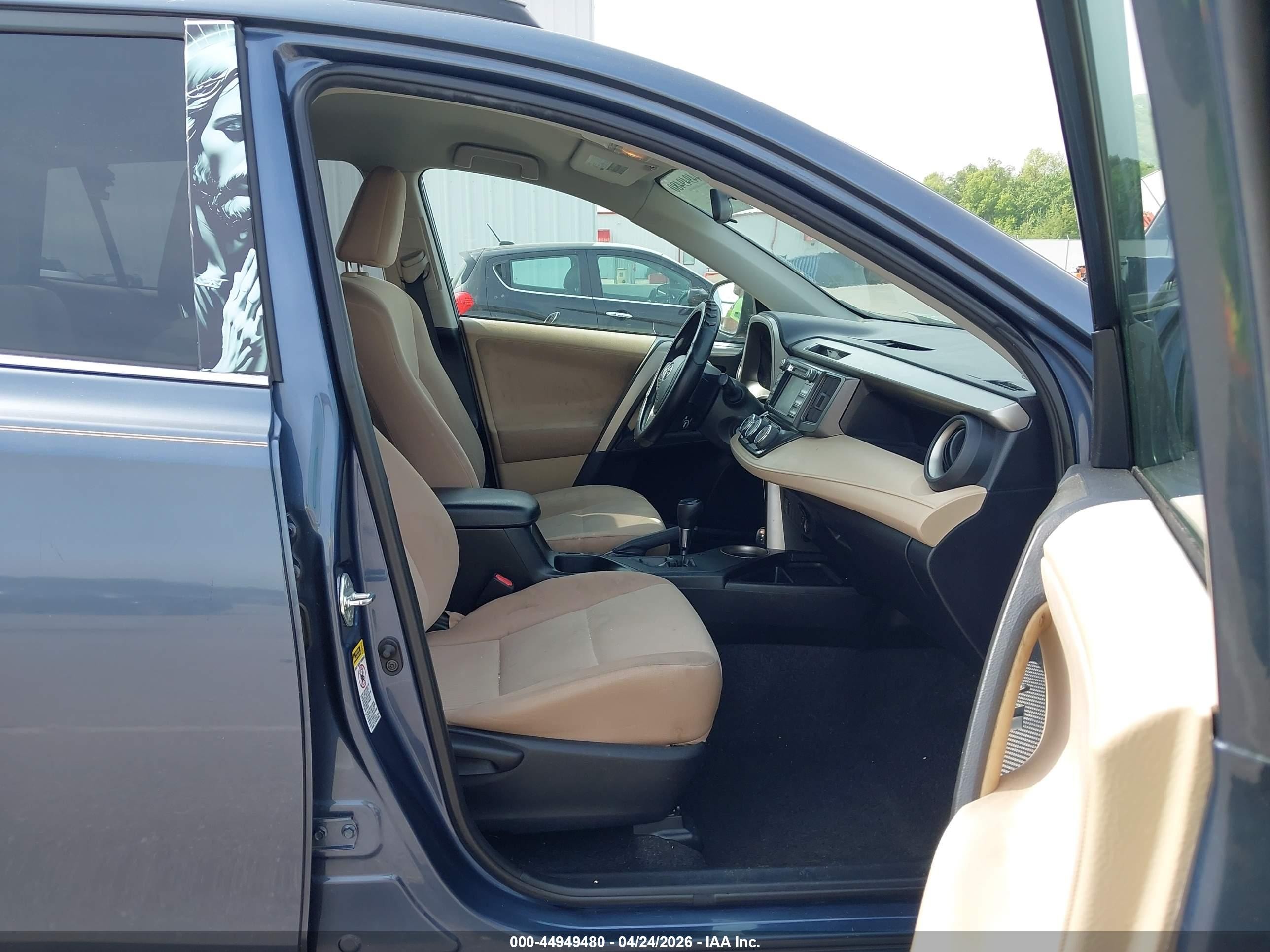 2013 Toyota Rav4 Le Blue vin: 2T3ZFREV7DW070806